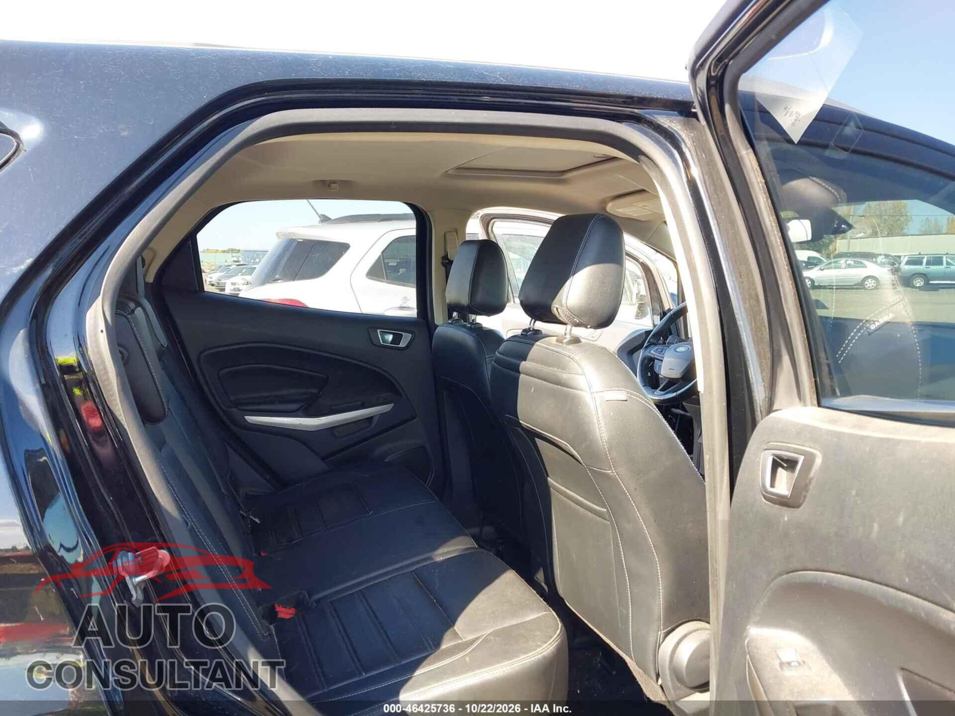 FORD ECOSPORT 2020 - MAJ6S3KL6LC321577