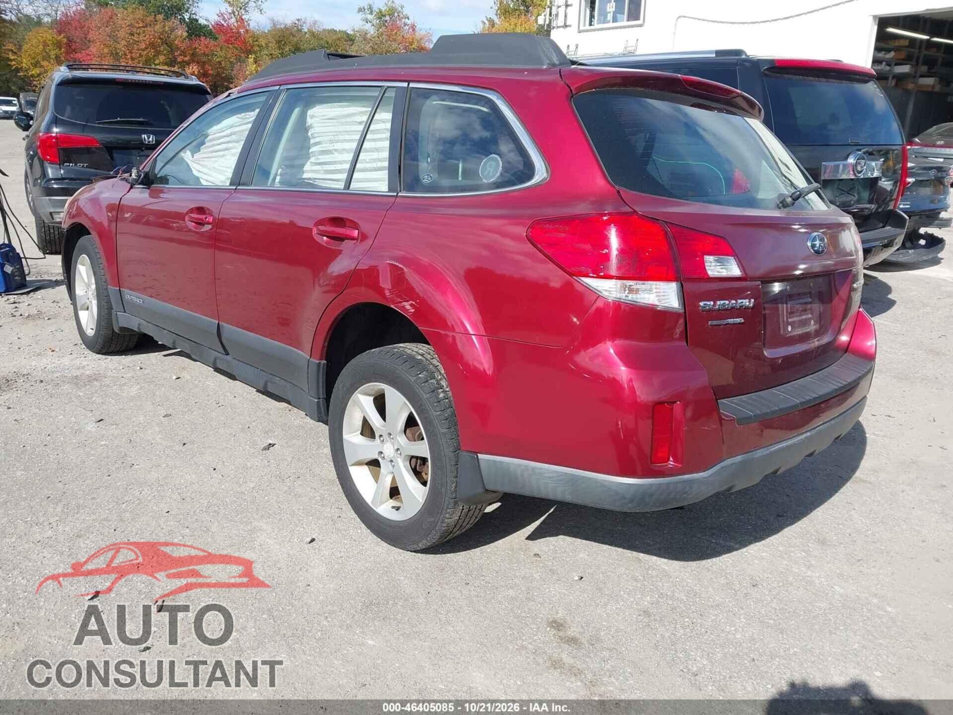 SUBARU OUTBACK 2014 - 4S4BRBAC4E3310091