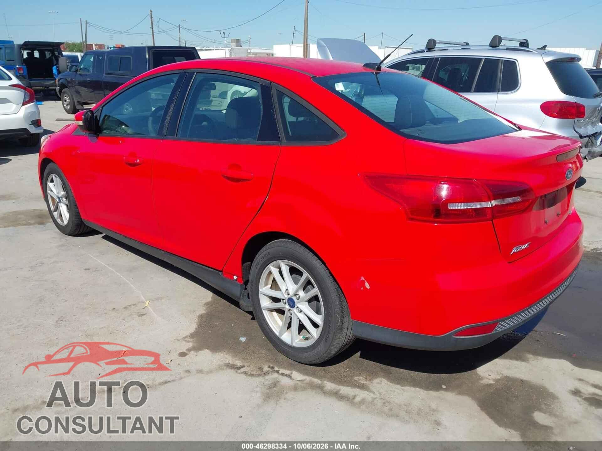FORD FOCUS 2017 - 1FADP3F20HL304341
