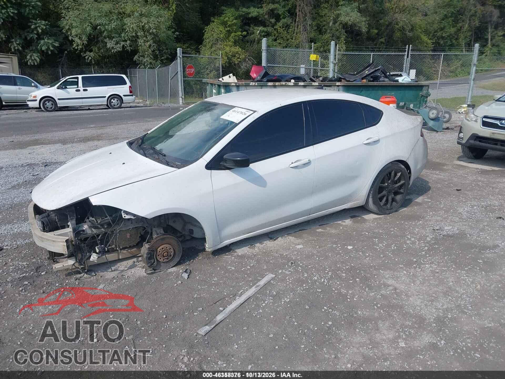 DODGE DART 2013 - 1C3CDFBA1DD294778