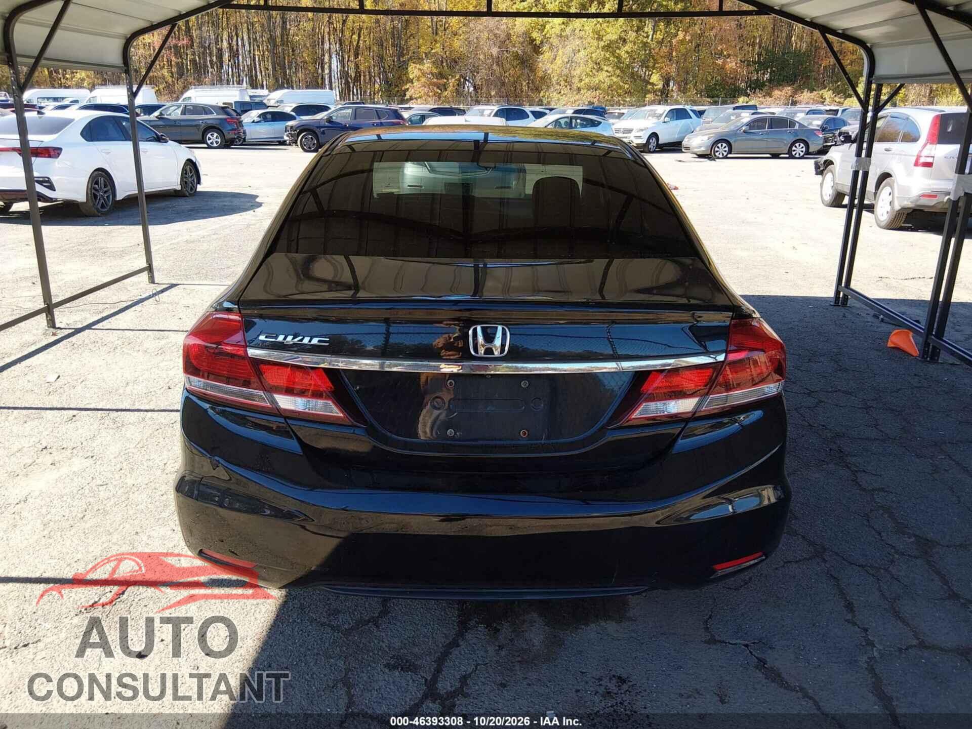 HONDA CIVIC 2013 - 19XFB2F80DE279329