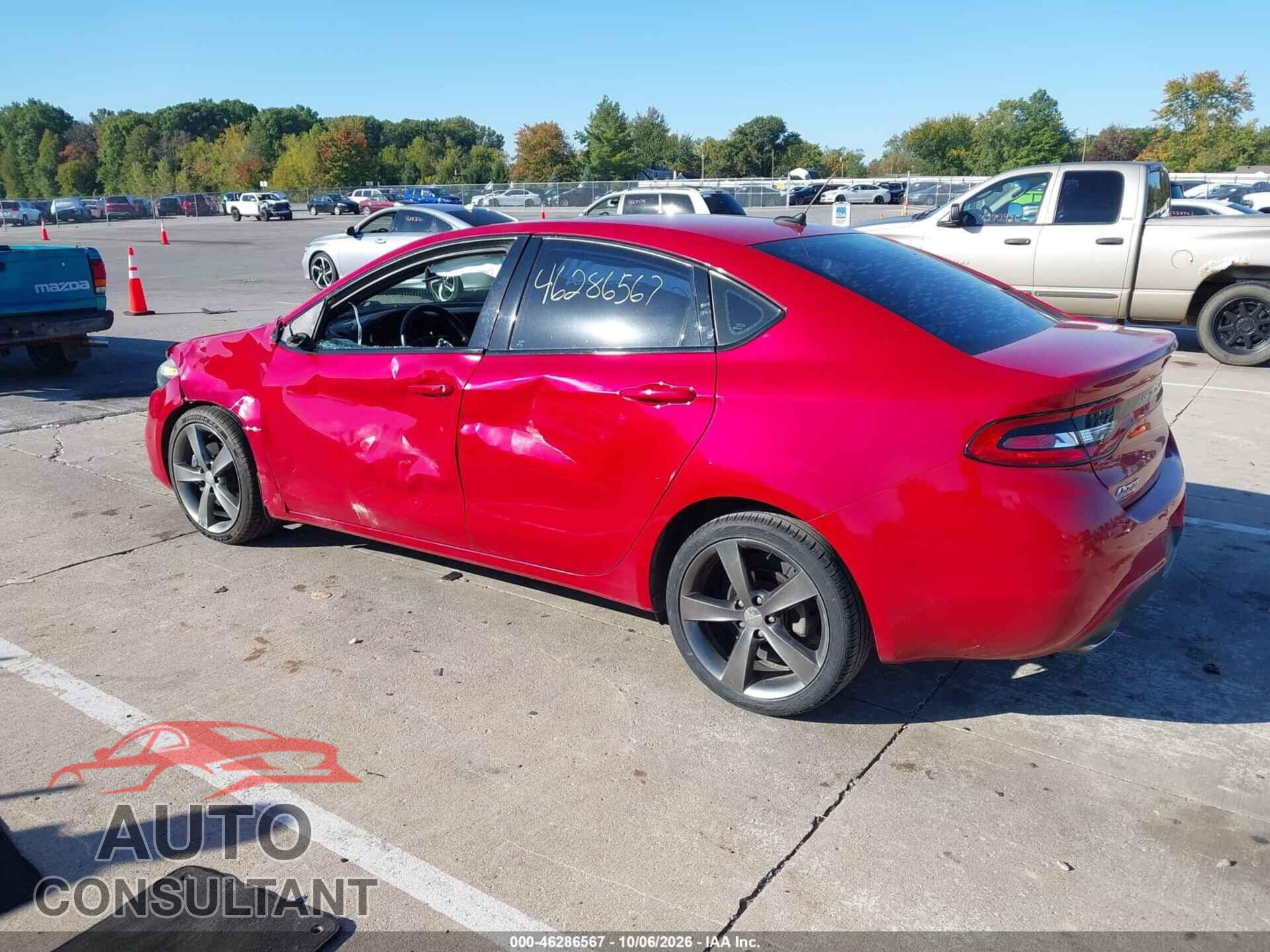 DODGE DART 2015 - 1C3CDFEB8FD187363