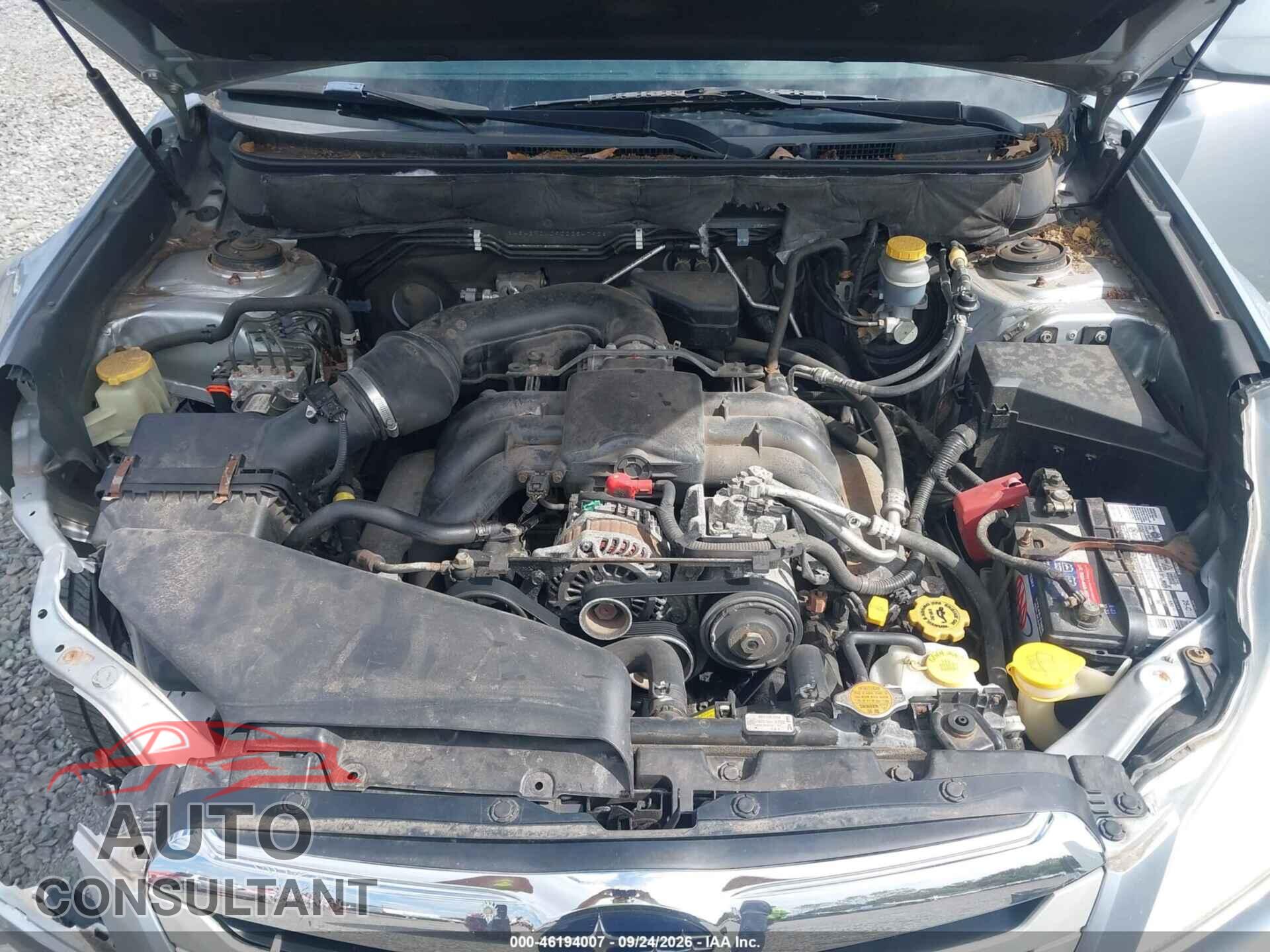 SUBARU OUTBACK 2012 - 4S4BRDKC9C2254792