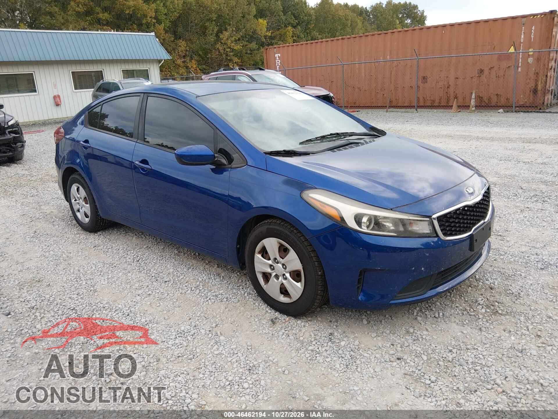 KIA FORTE 2017 - 3KPFK4A73HE010791