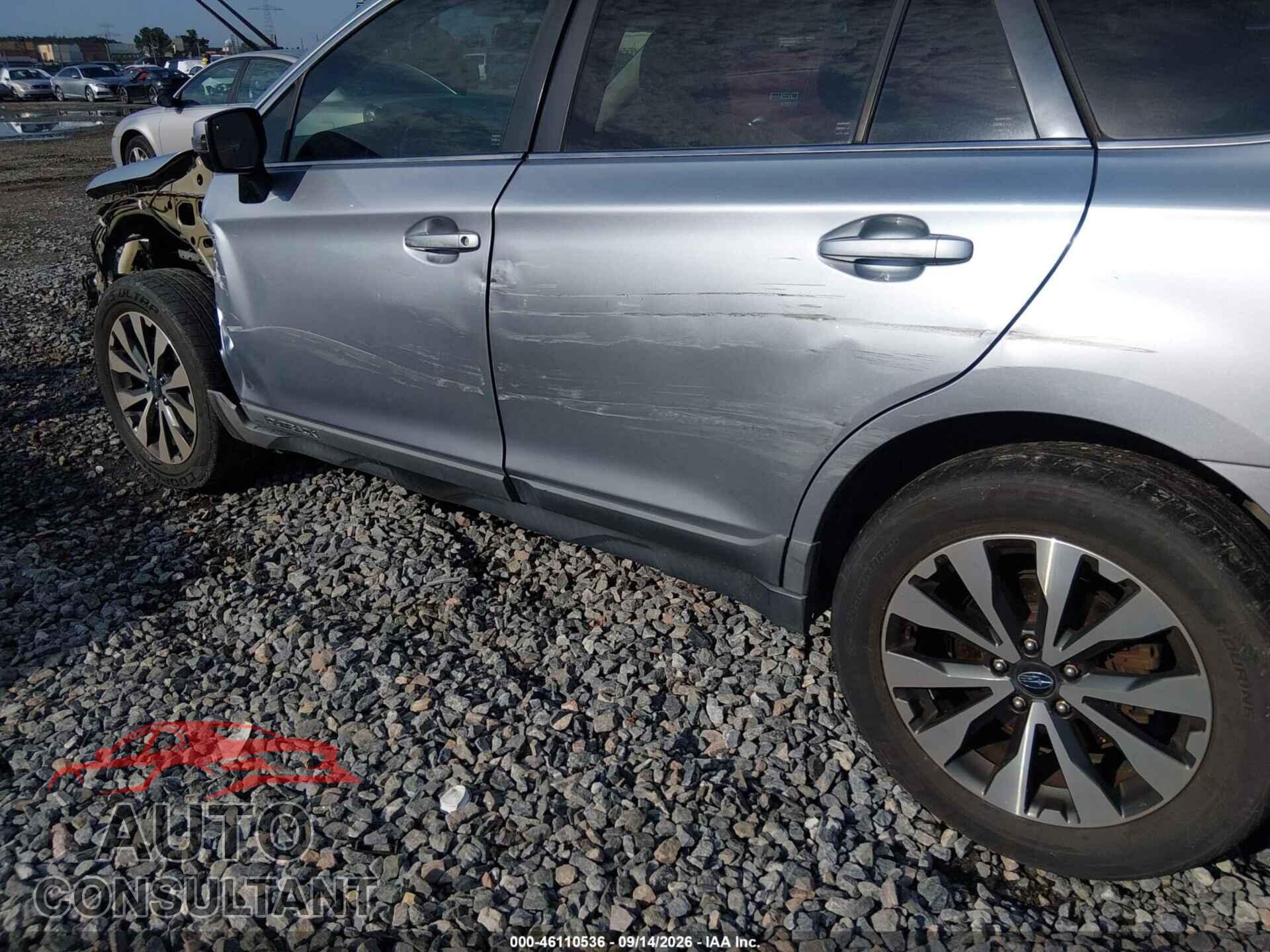 SUBARU OUTBACK 2015 - 4S4BSBLC7F3250276
