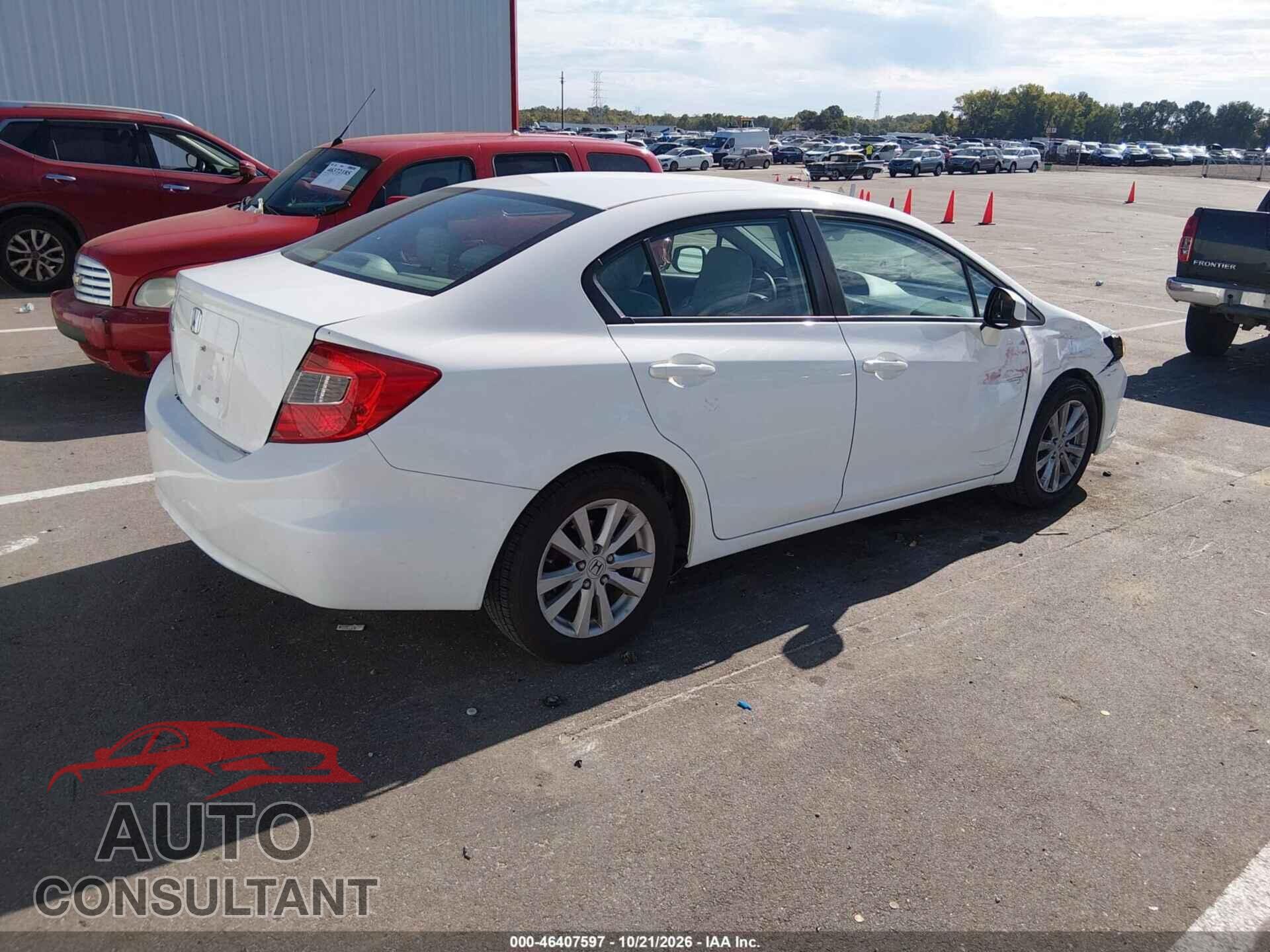 HONDA CIVIC 2012 - 19XFB2F83CE090527