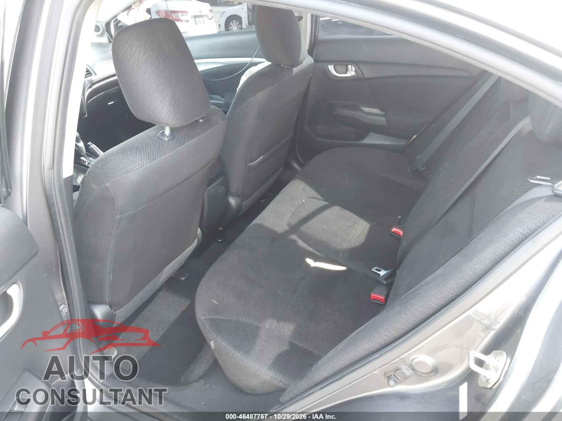 HONDA CIVIC 2013 - 19XFB2F87DE295656