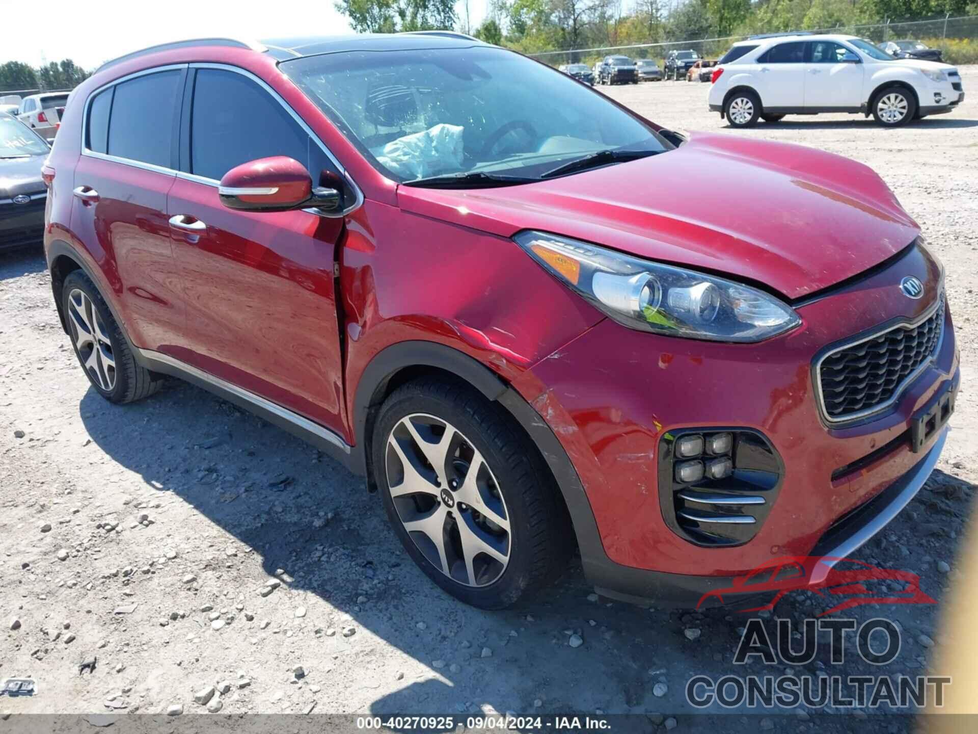 KIA SPORTAGE 2017 - KNDPR3A60H7084686