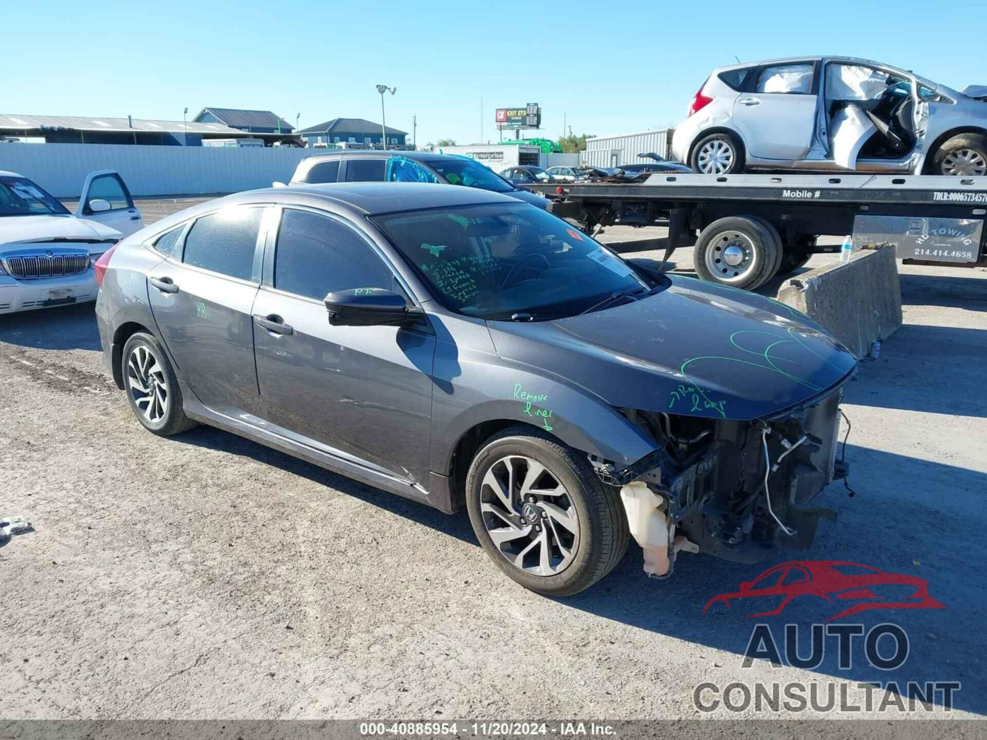 HONDA CIVIC 2017 - 19XFC2F75HE016022
