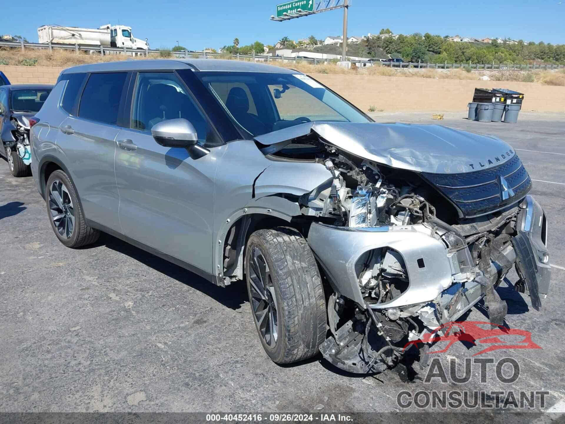 MITSUBISHI OUTLANDER 2022 - JA4J4UA89NZ046587