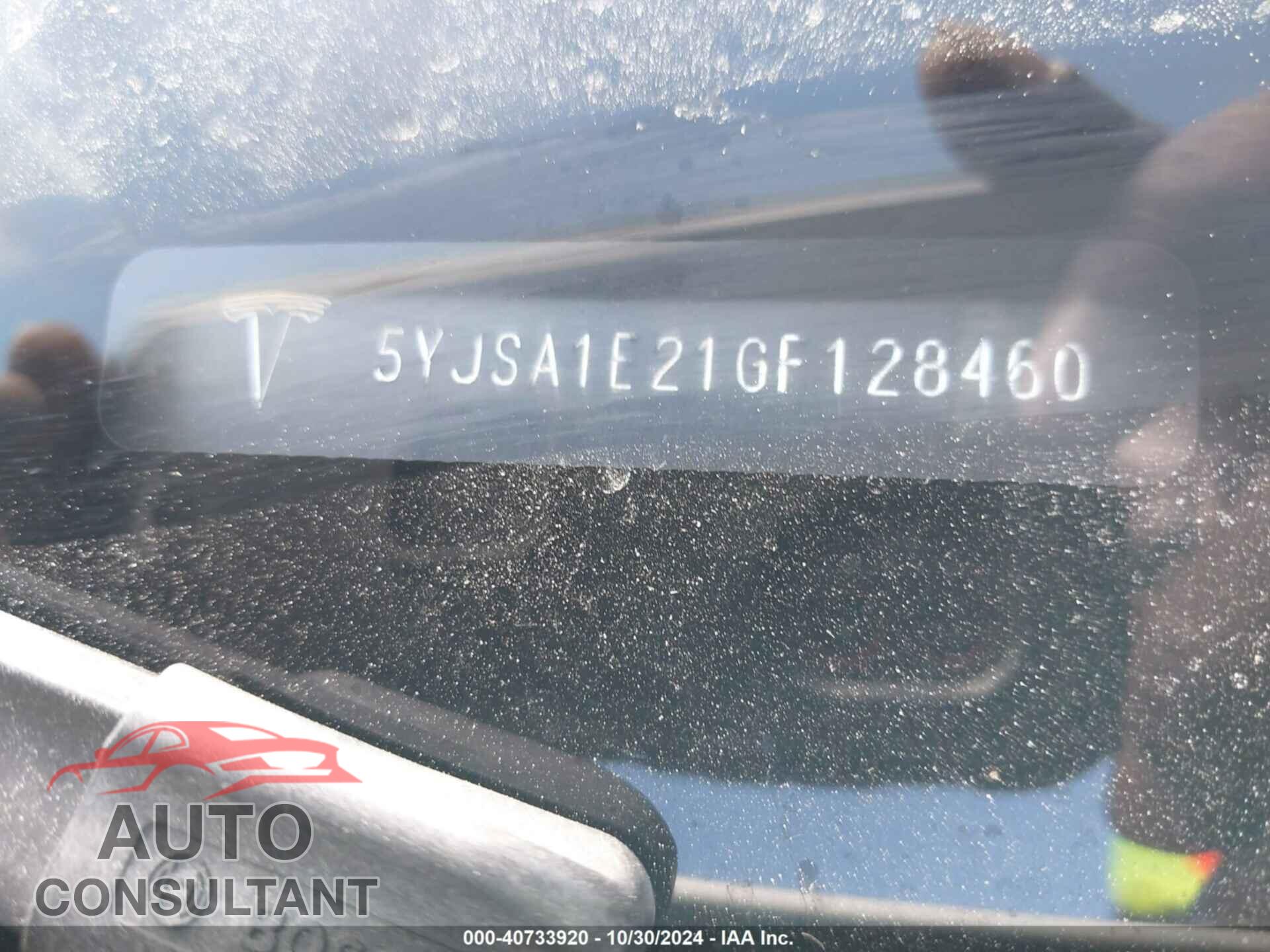 TESLA MODEL S 2016 - 5YJSA1E21GF128460