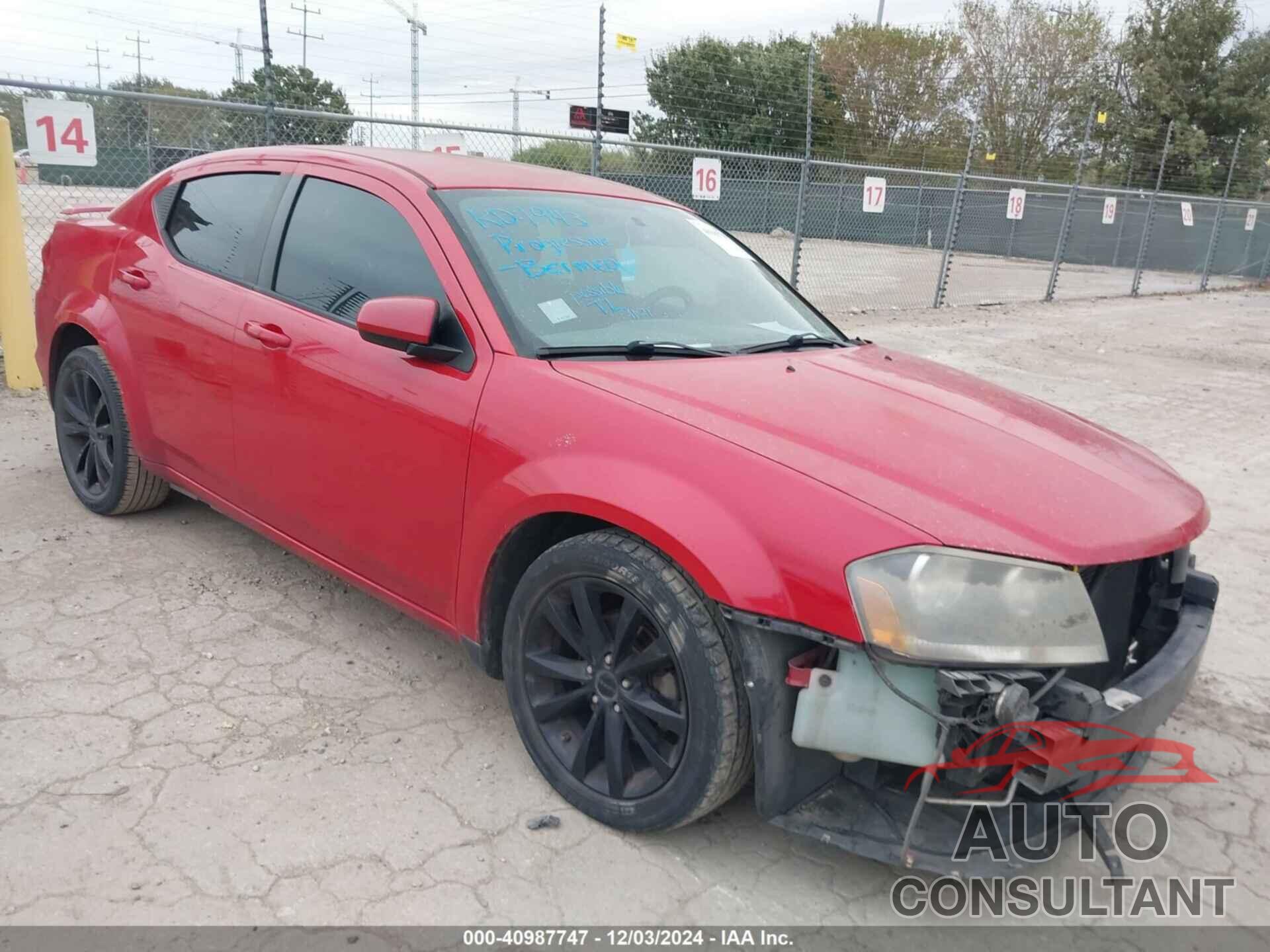 DODGE AVENGER 2014 - 1C3CDZCG6EN160039