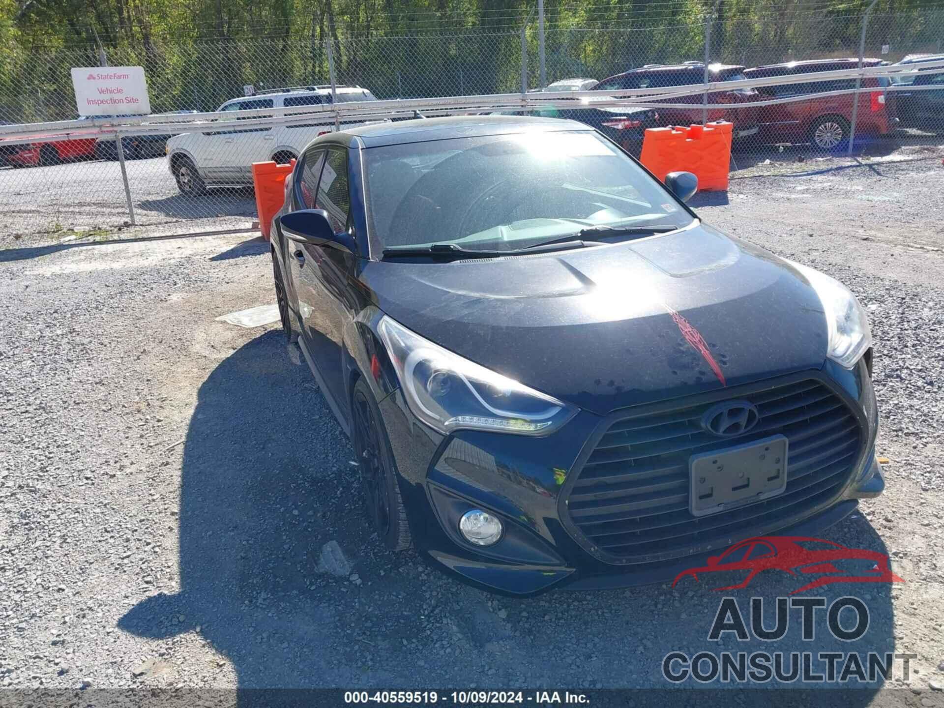 HYUNDAI VELOSTER 2016 - KMHTC6AE9GU287287