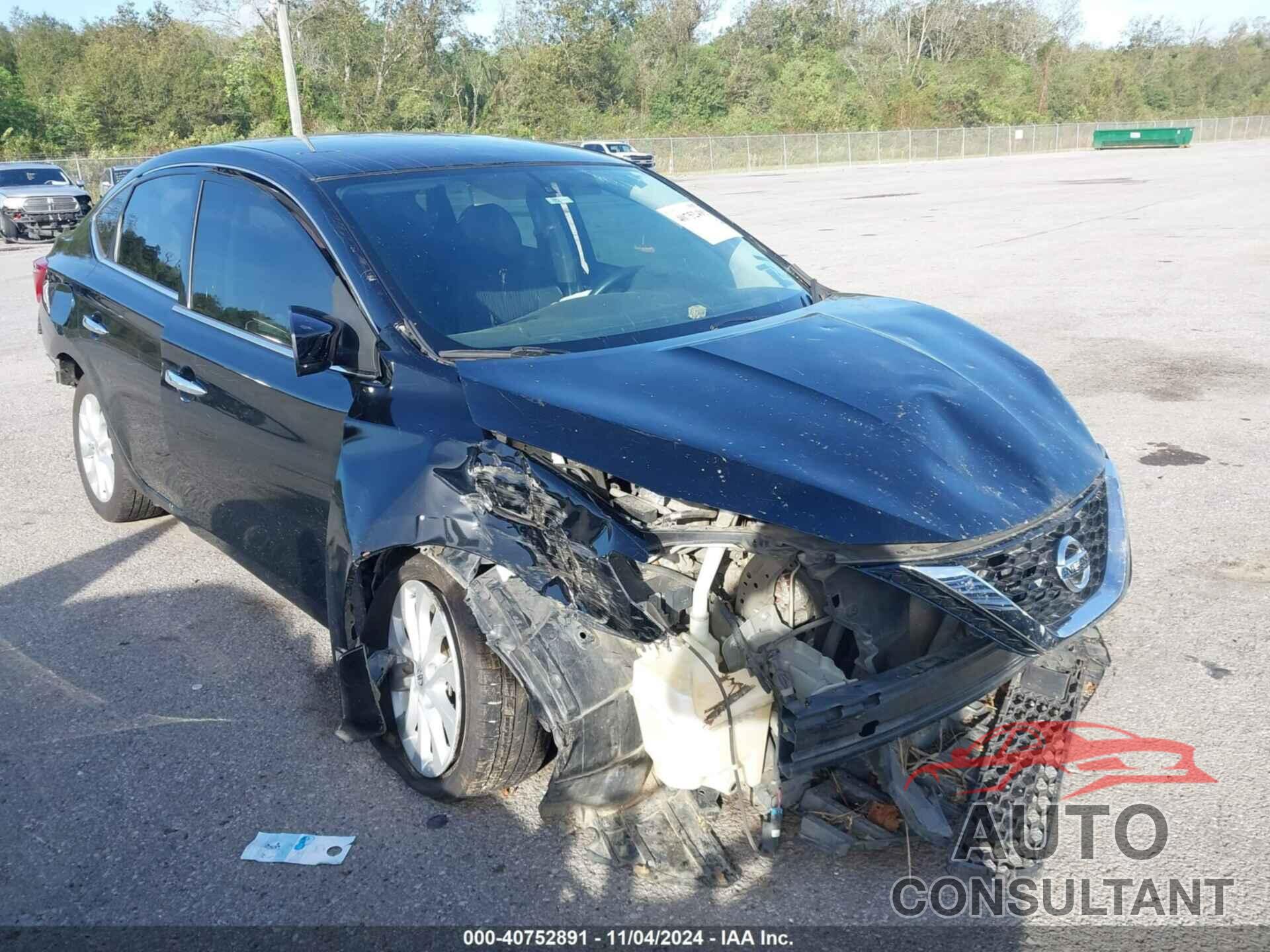 NISSAN SENTRA 2019 - 3N1AB7AP0KY438113