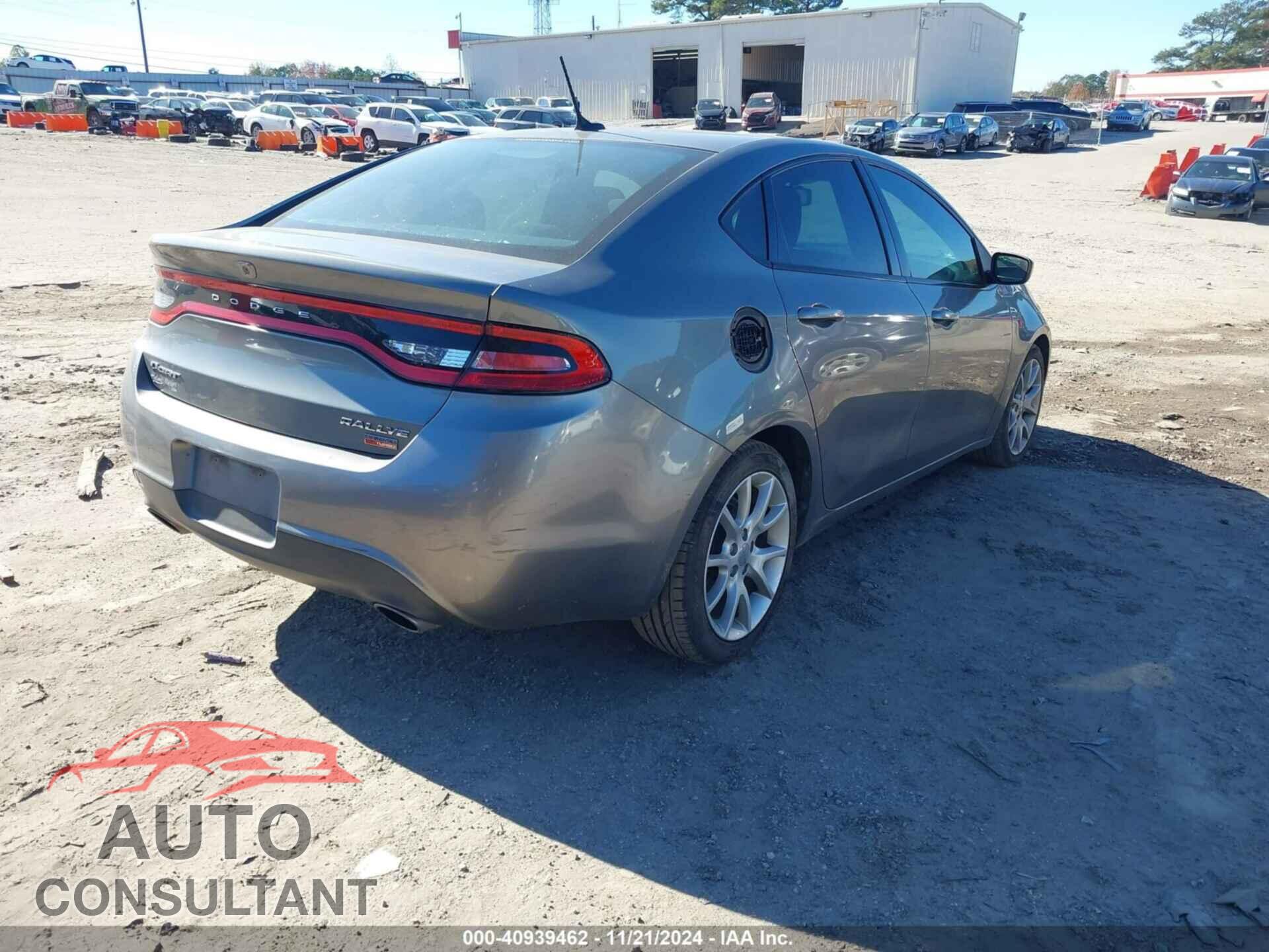 DODGE DART 2013 - 1C3CDFBH1DD204655