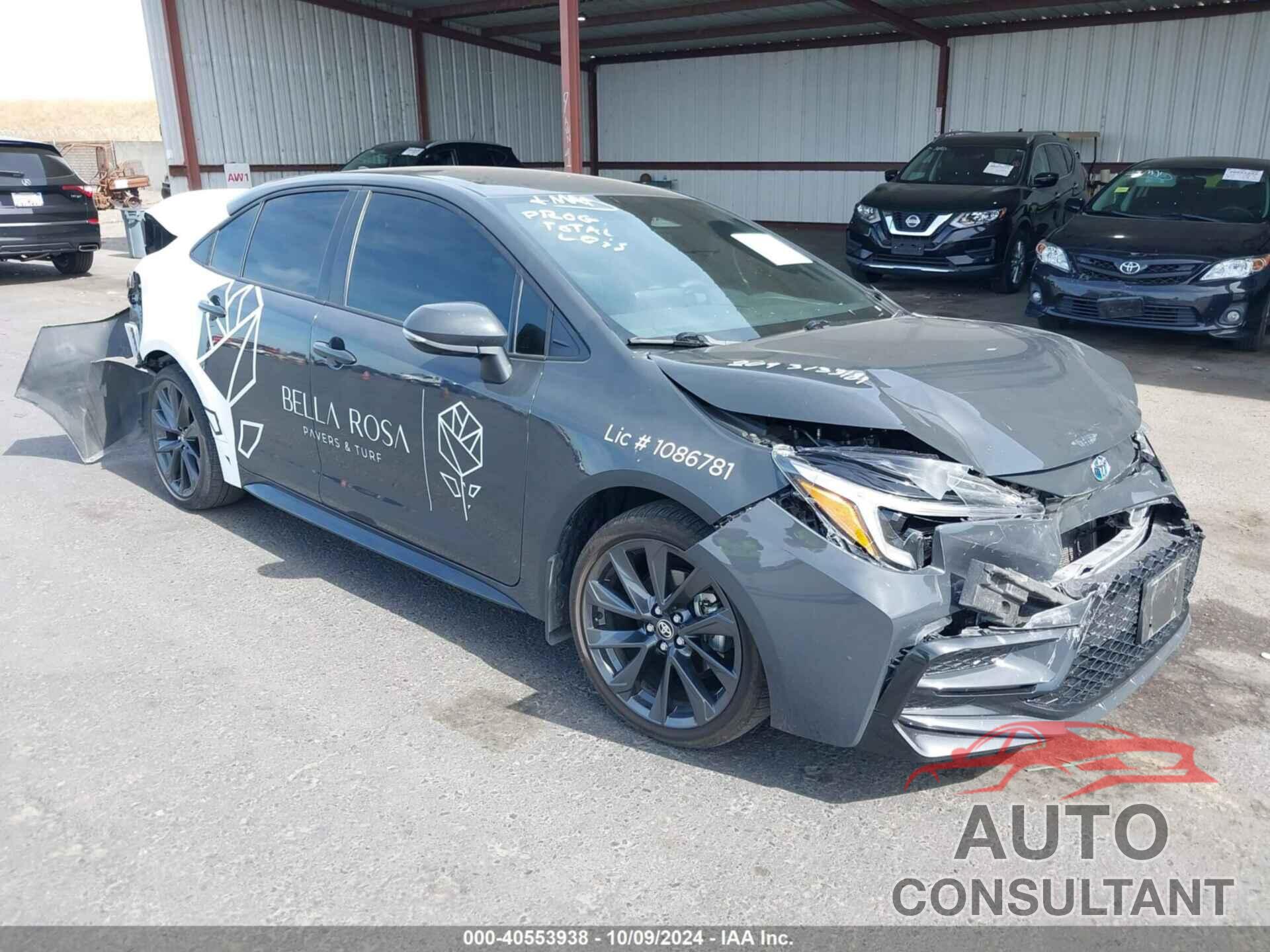 TOYOTA COROLLA 2023 - JTDBDMHE8P3003726