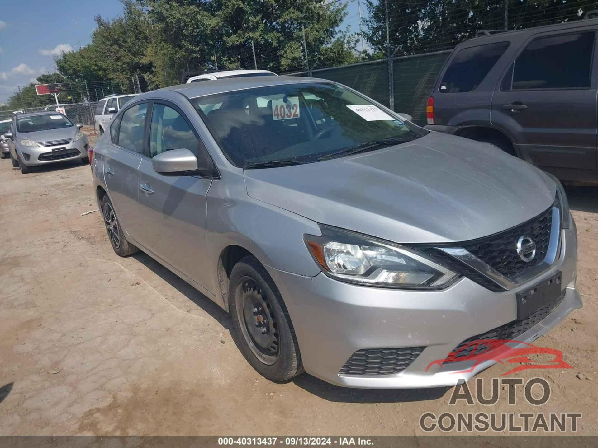 NISSAN SENTRA 2018 - 3N1AB7AP6JY308657