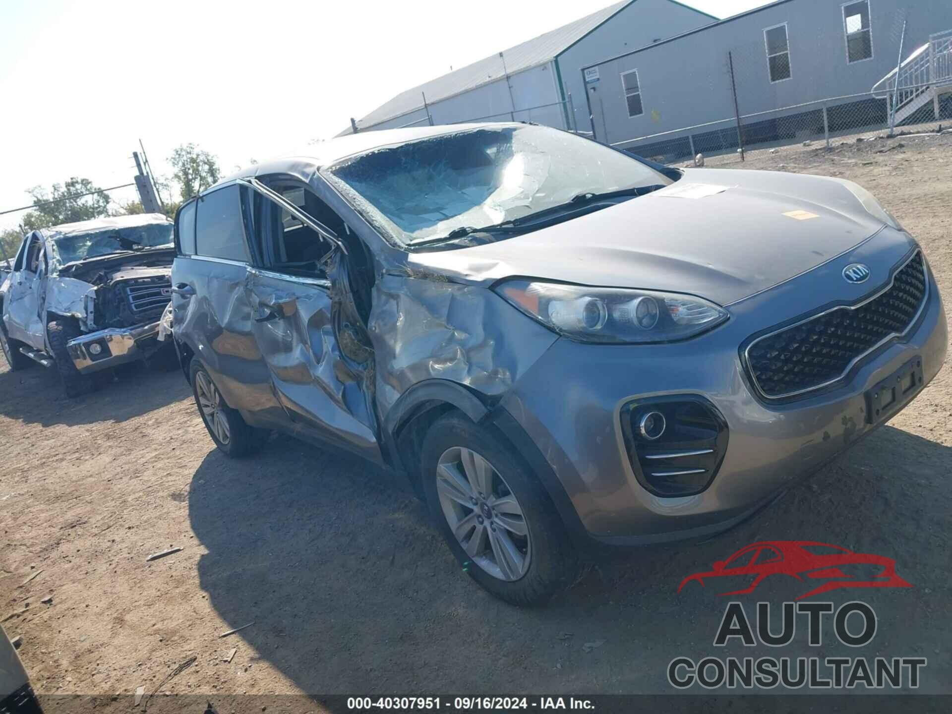 KIA SPORTAGE 2017 - KNDPMCAC1H7296145