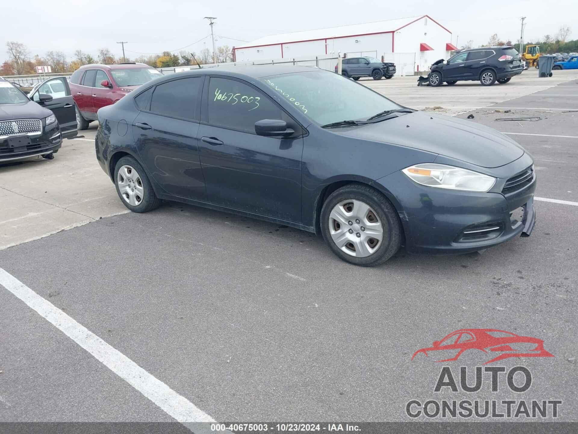 DODGE DART 2014 - 1C3CDFAA6ED791196