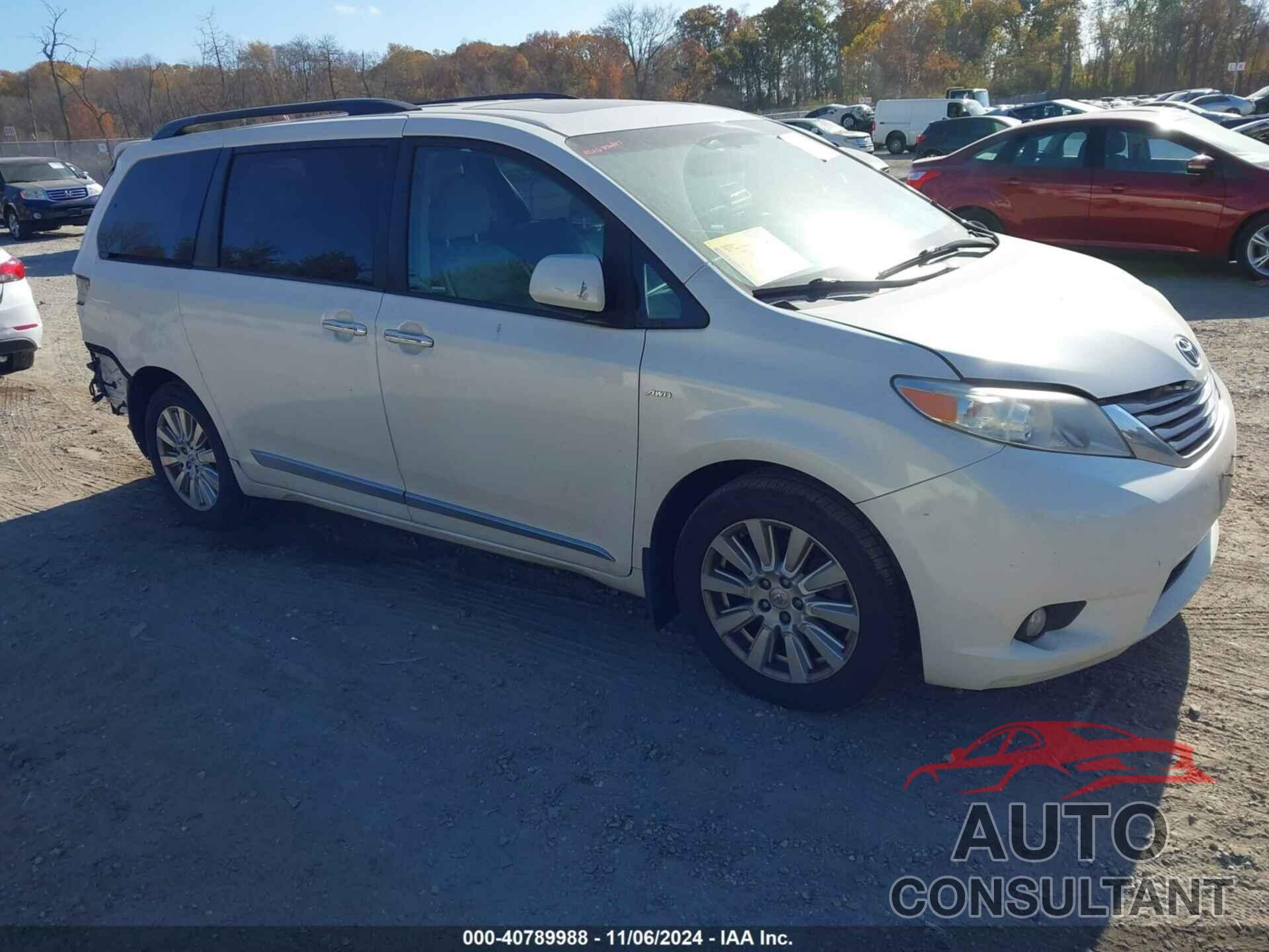 TOYOTA SIENNA 2017 - 5TDDZ3DC5HS149199