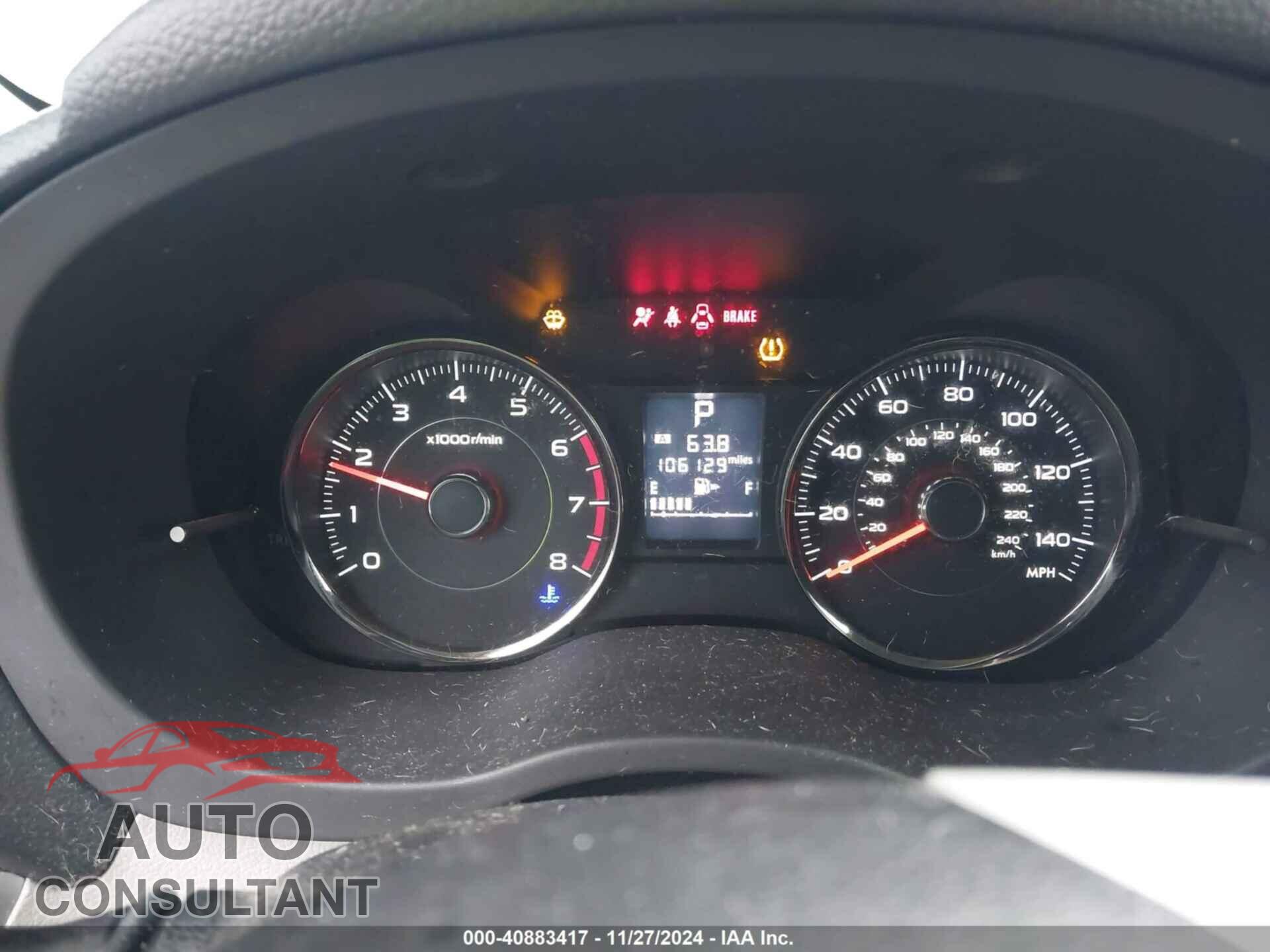 SUBARU FORESTER 2014 - JF2SJAMC6EH555089