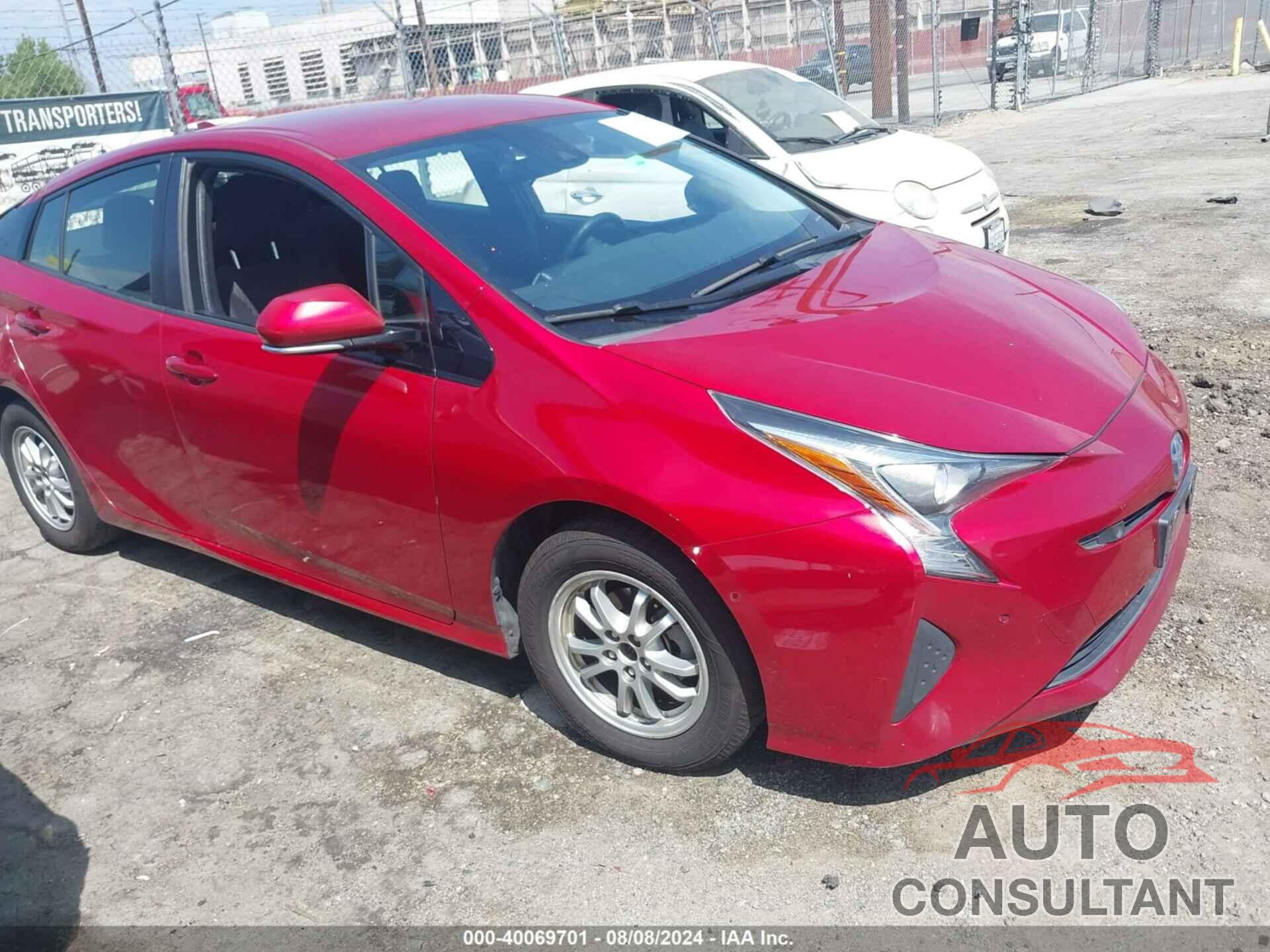 TOYOTA PRIUS 2018 - JTDKBRFU7J3060116