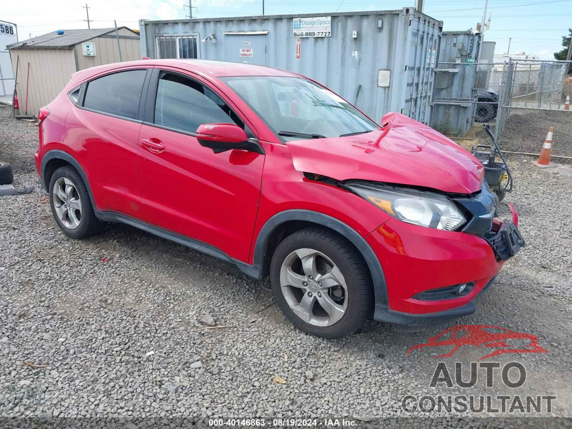 HONDA HR-V 2016 - 3CZRU6H58GM751220