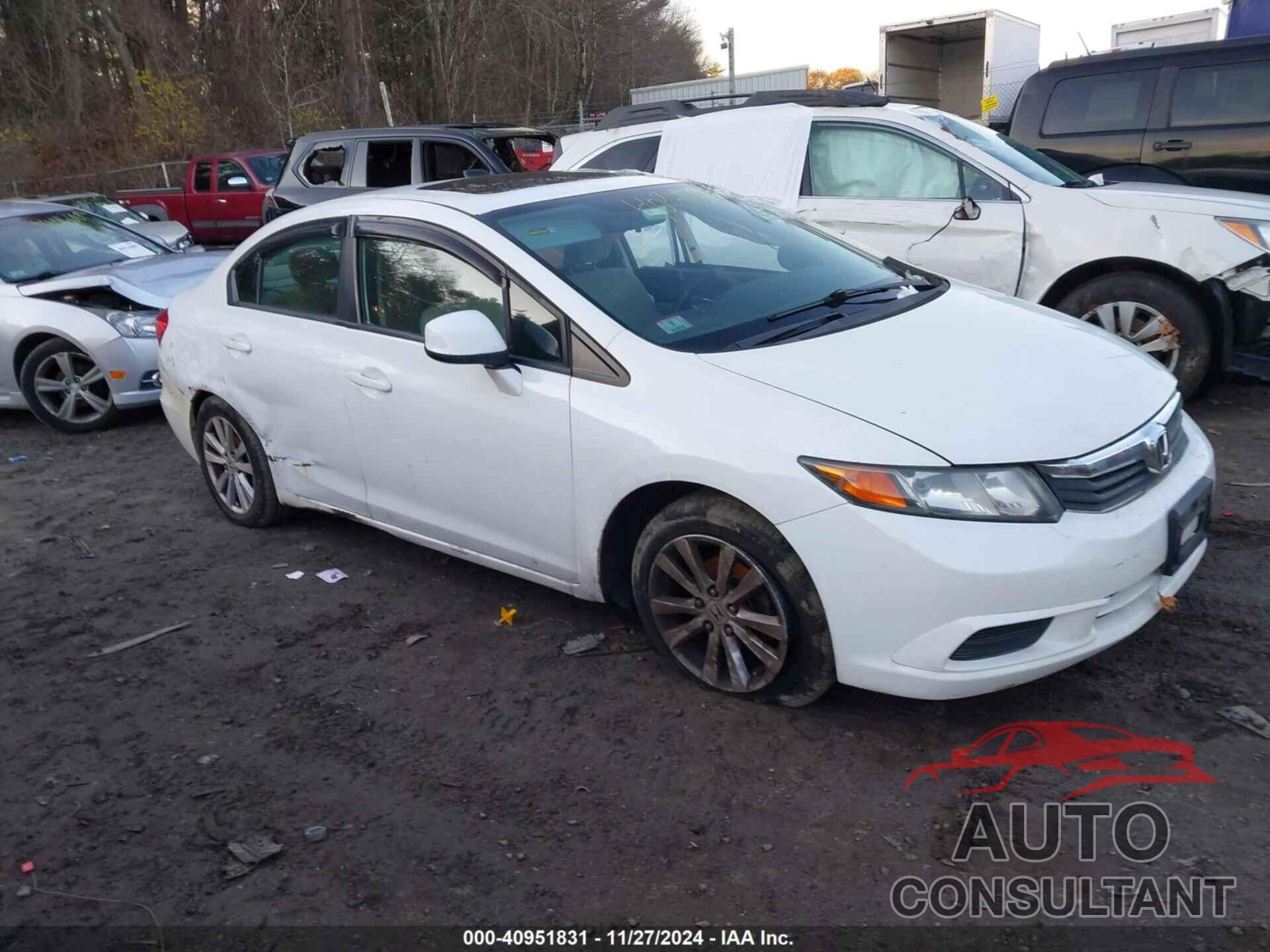 HONDA CIVIC 2012 - 2HGFB2F85CH609518