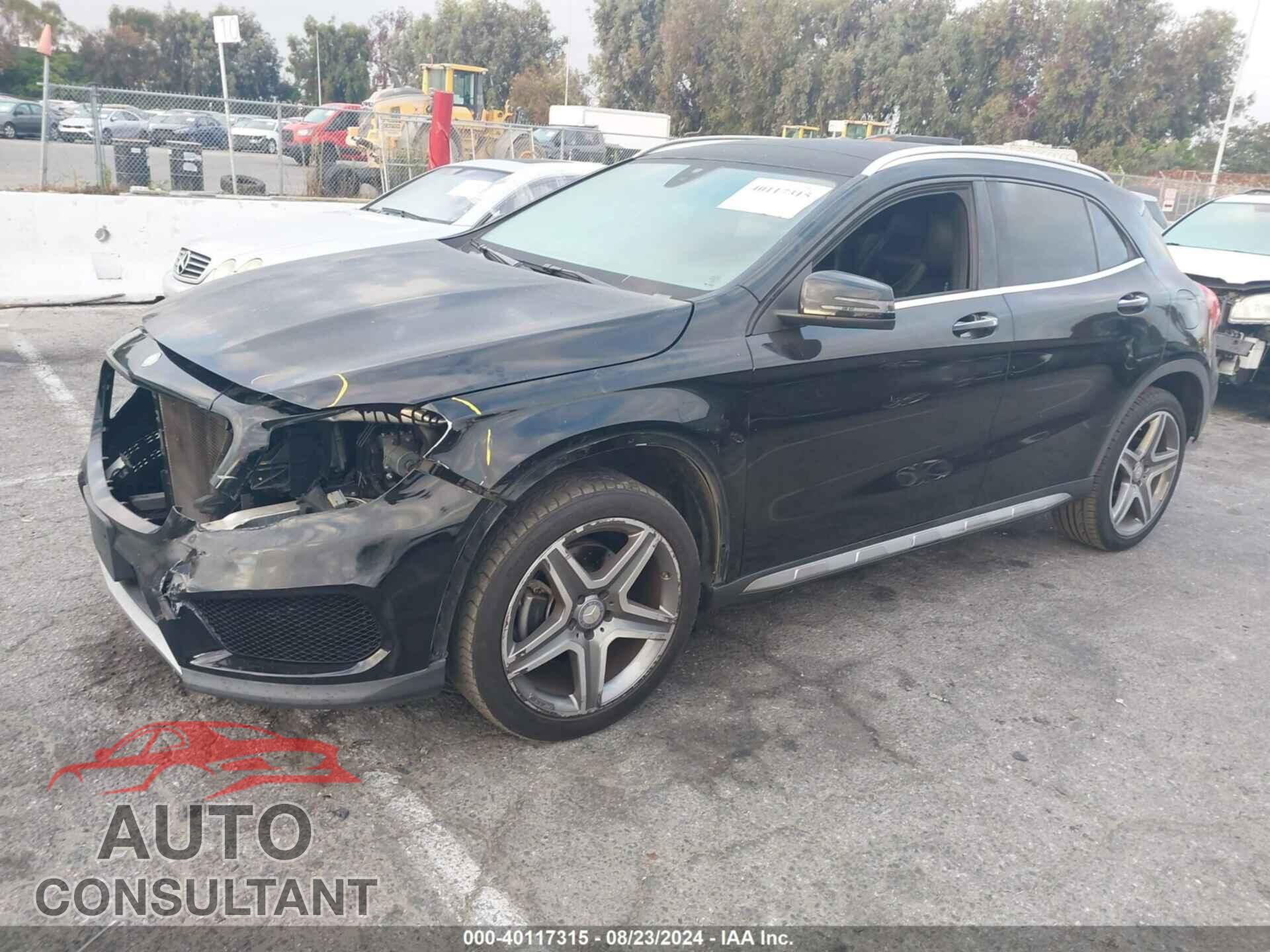 MERCEDES-BENZ GLA 250 2016 - WDCTG4GB5GJ228551