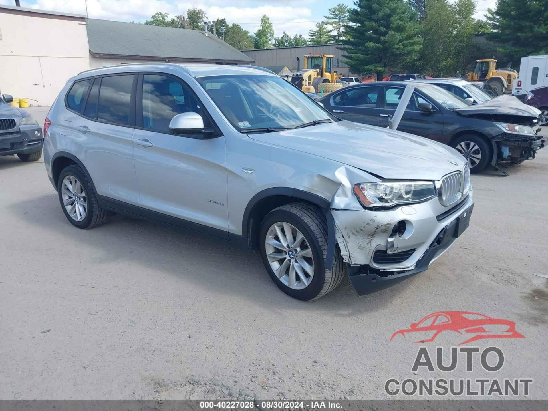 BMW X3 2017 - 5UXWX9C3XH0W74926