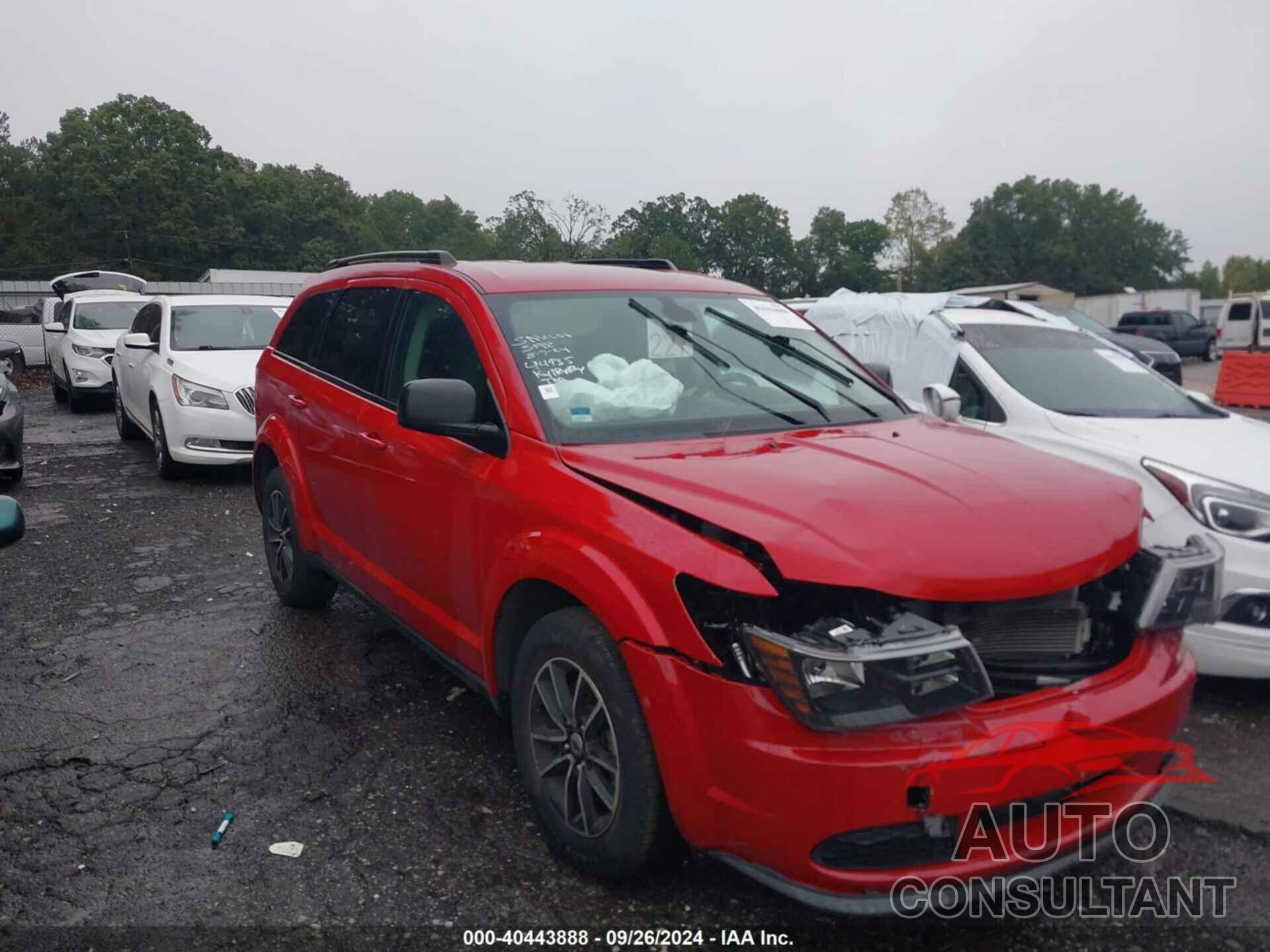 DODGE JOURNEY 2018 - 3C4PDCAB6JT254112