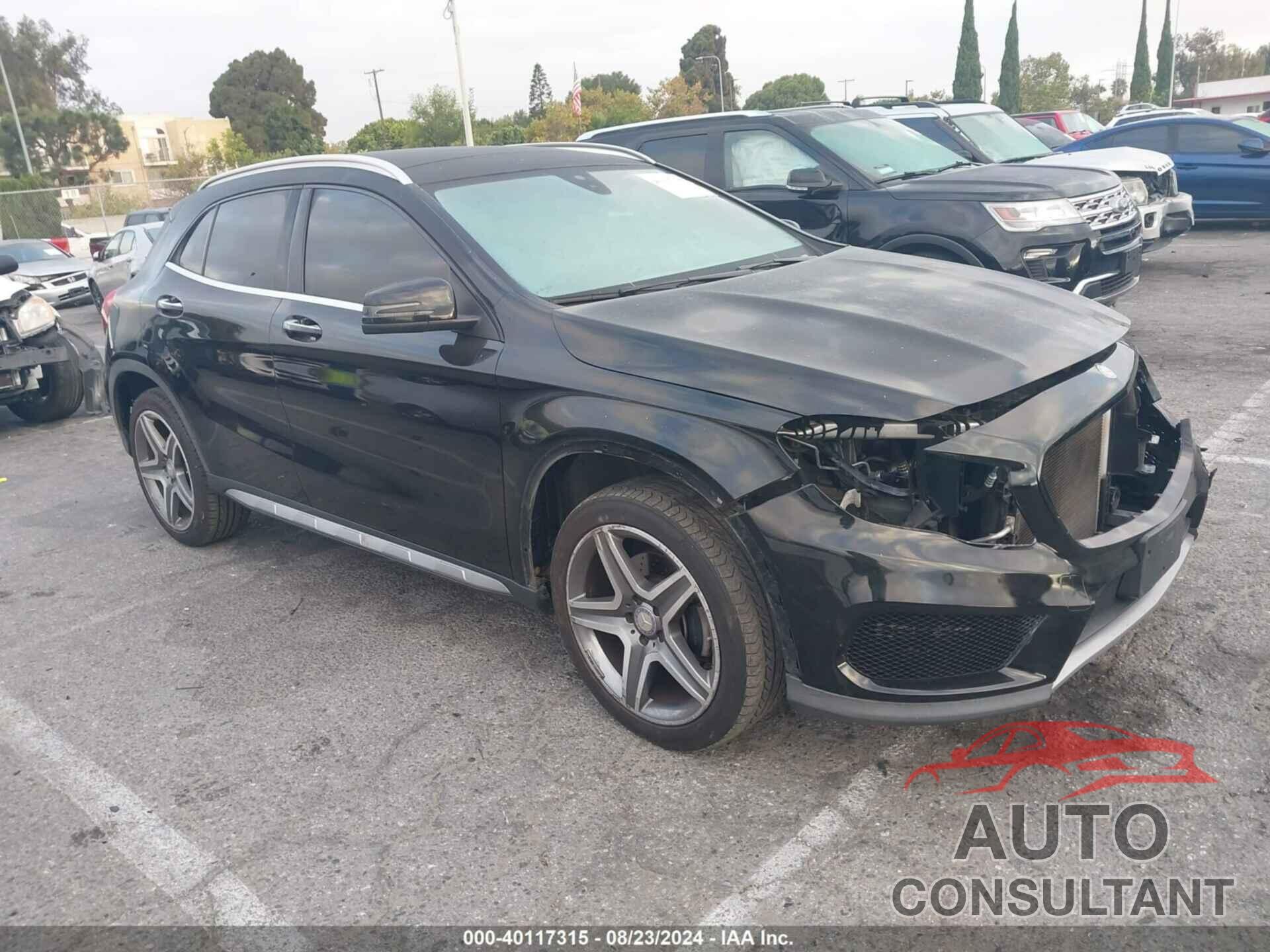 MERCEDES-BENZ GLA 250 2016 - WDCTG4GB5GJ228551