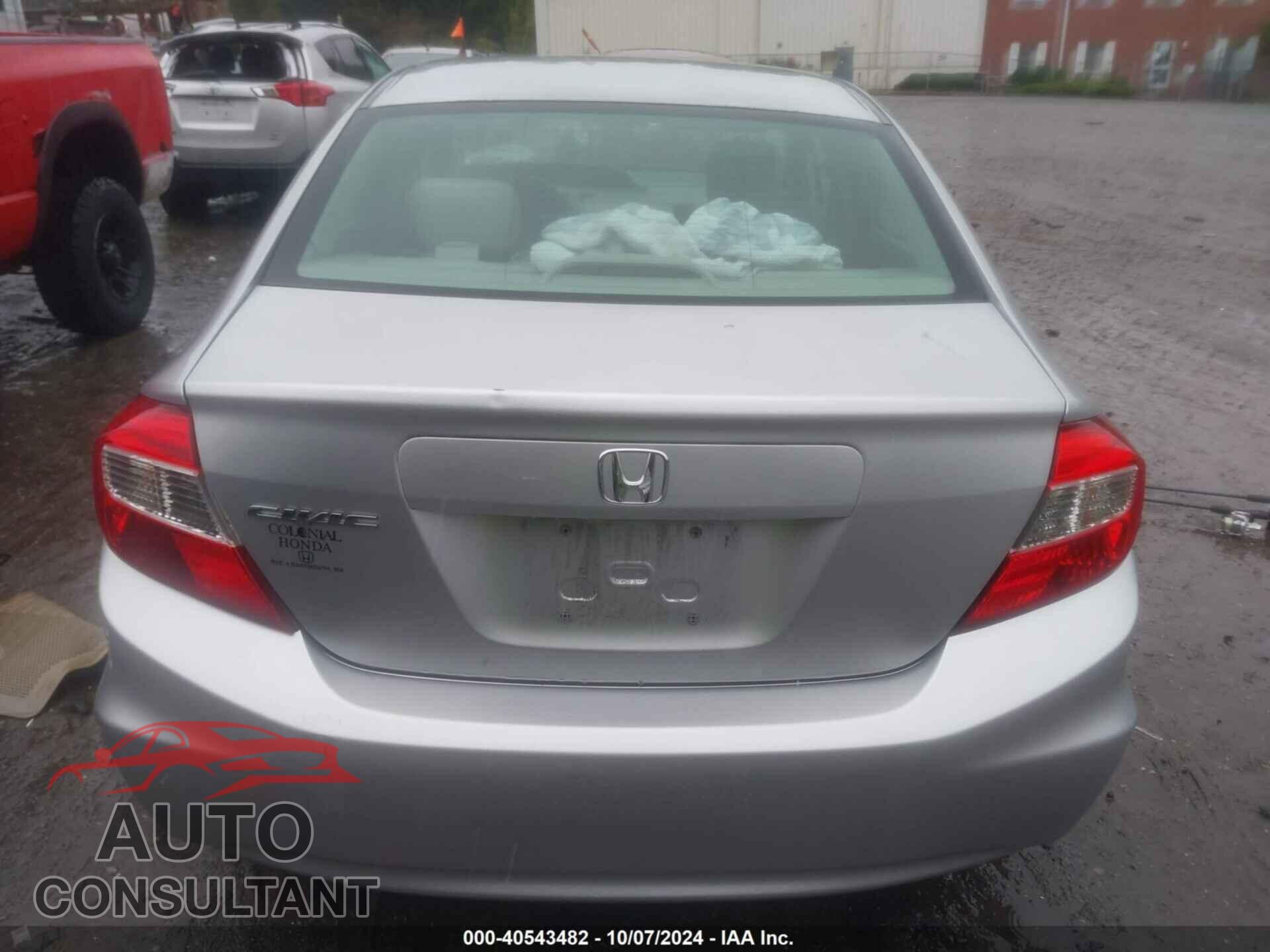 HONDA CIVIC 2012 - 2HGFB2F90CH327196