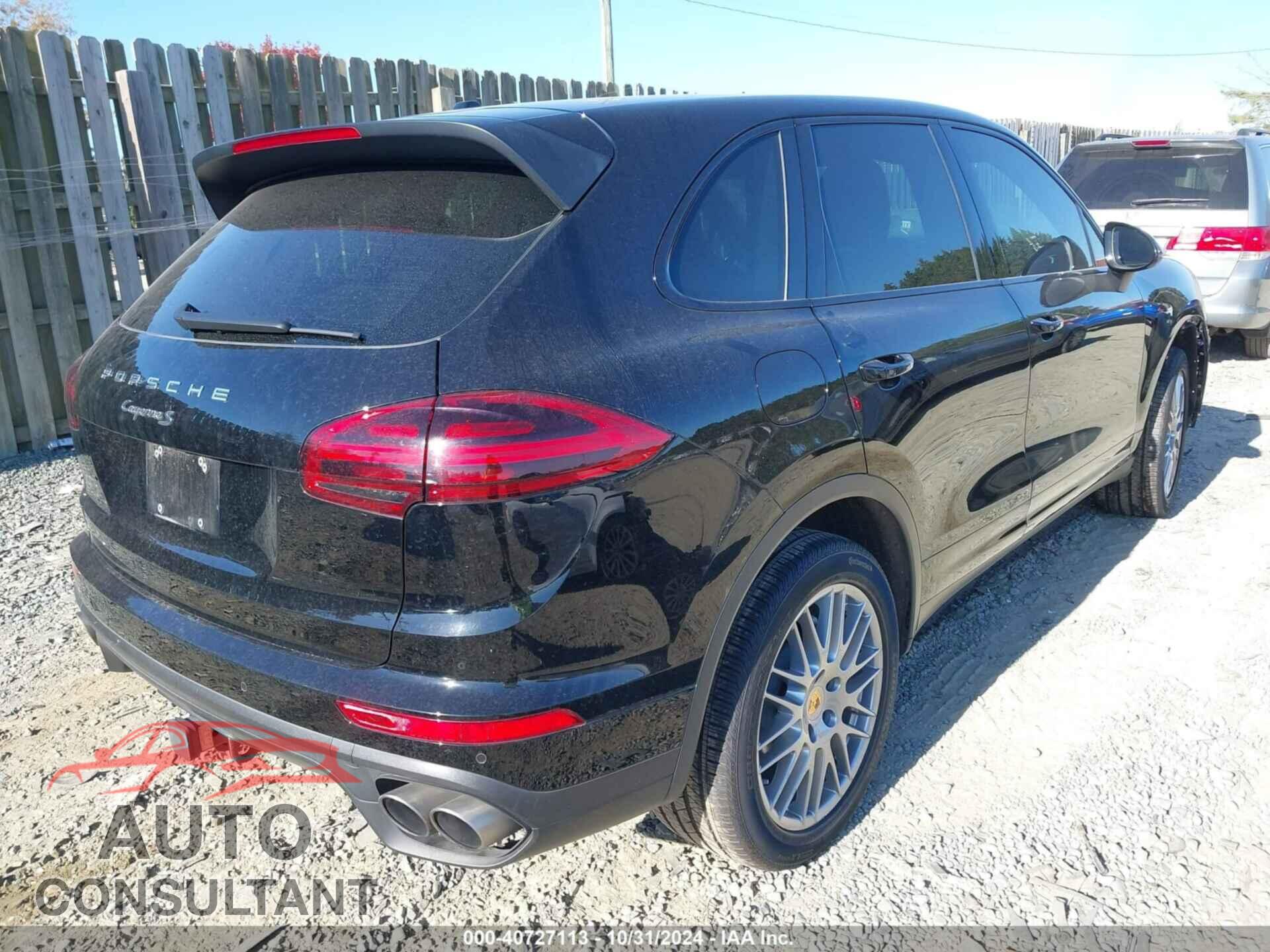 PORSCHE CAYENNE 2017 - WP1AB2A26HLA52560