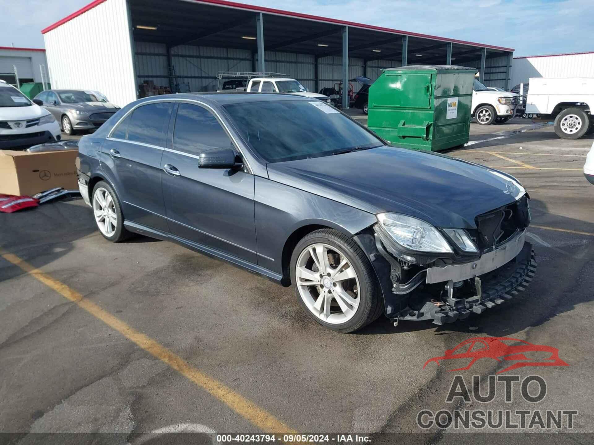 MERCEDES-BENZ E 350 2013 - WDDHF8JBXDA685579