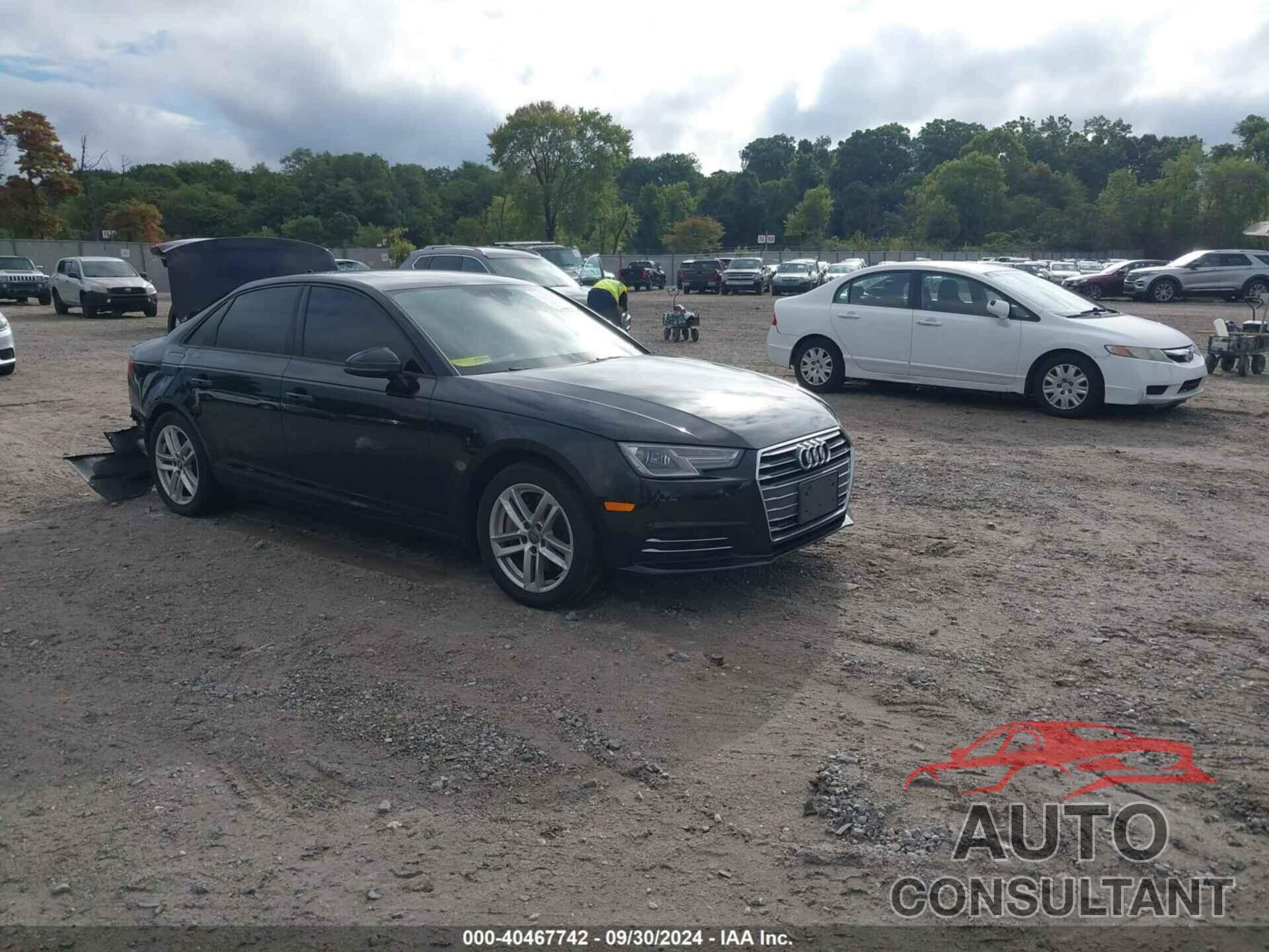 AUDI A4 2017 - WAUANAF4XHN028504