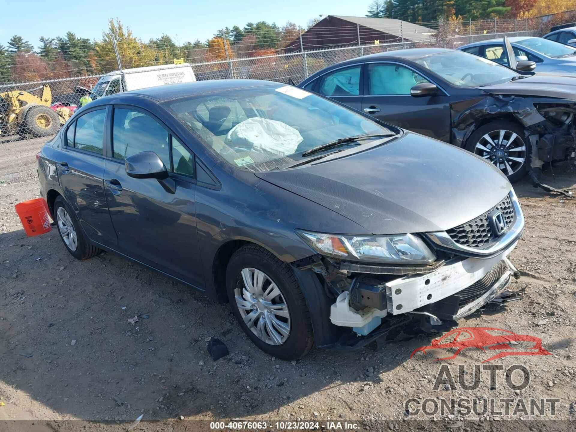 HONDA CIVIC 2013 - 2HGFB2F57DH590574