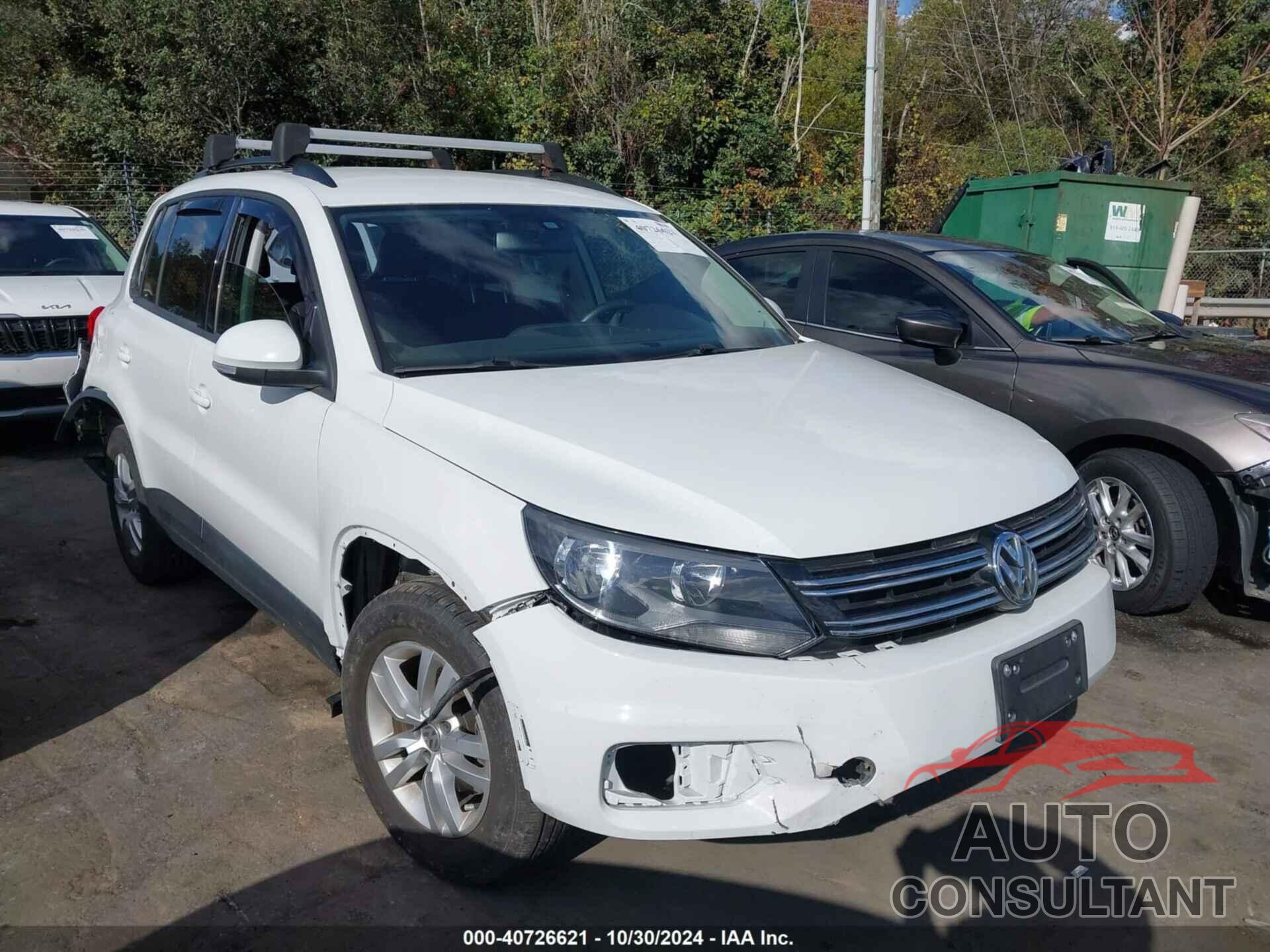 VOLKSWAGEN TIGUAN 2016 - WVGBV7AX7GW601472