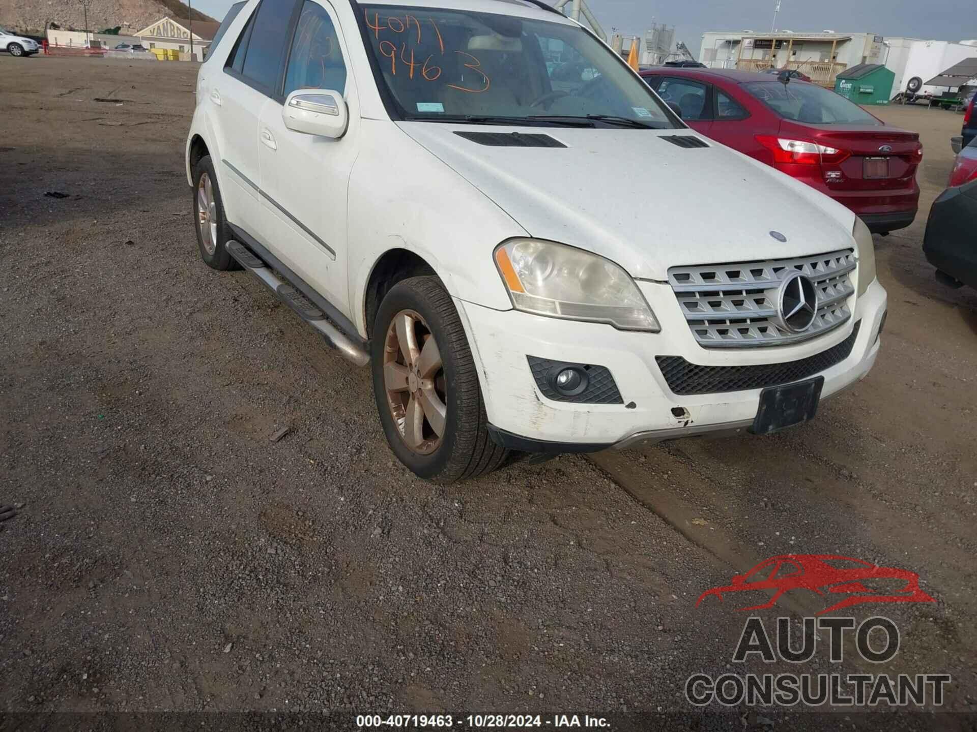 MERCEDES-BENZ ML 2009 - 4JGBB86EX9A460872