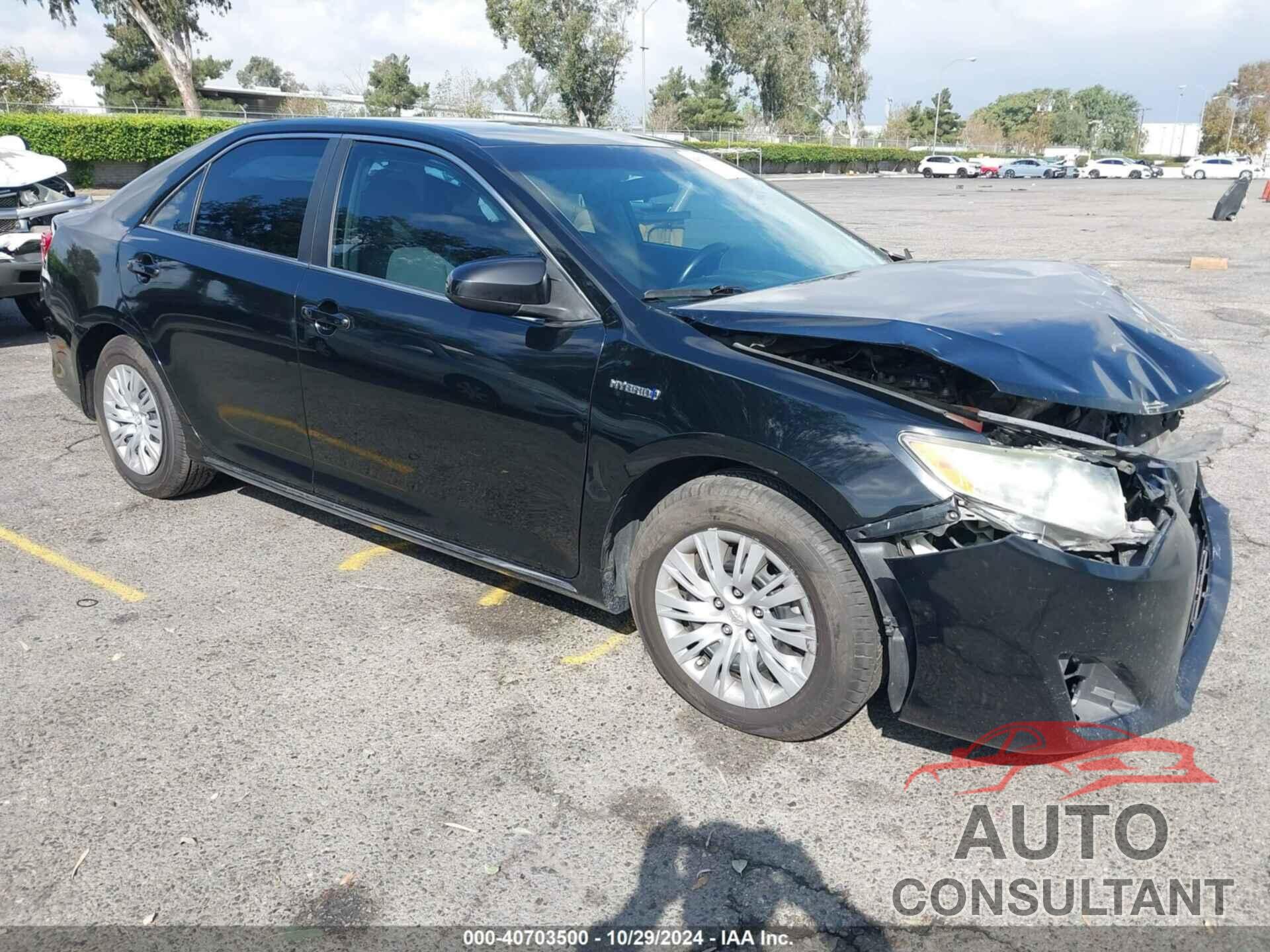 TOYOTA CAMRY HYBRID 2014 - 4T1BD1FK8EU117171