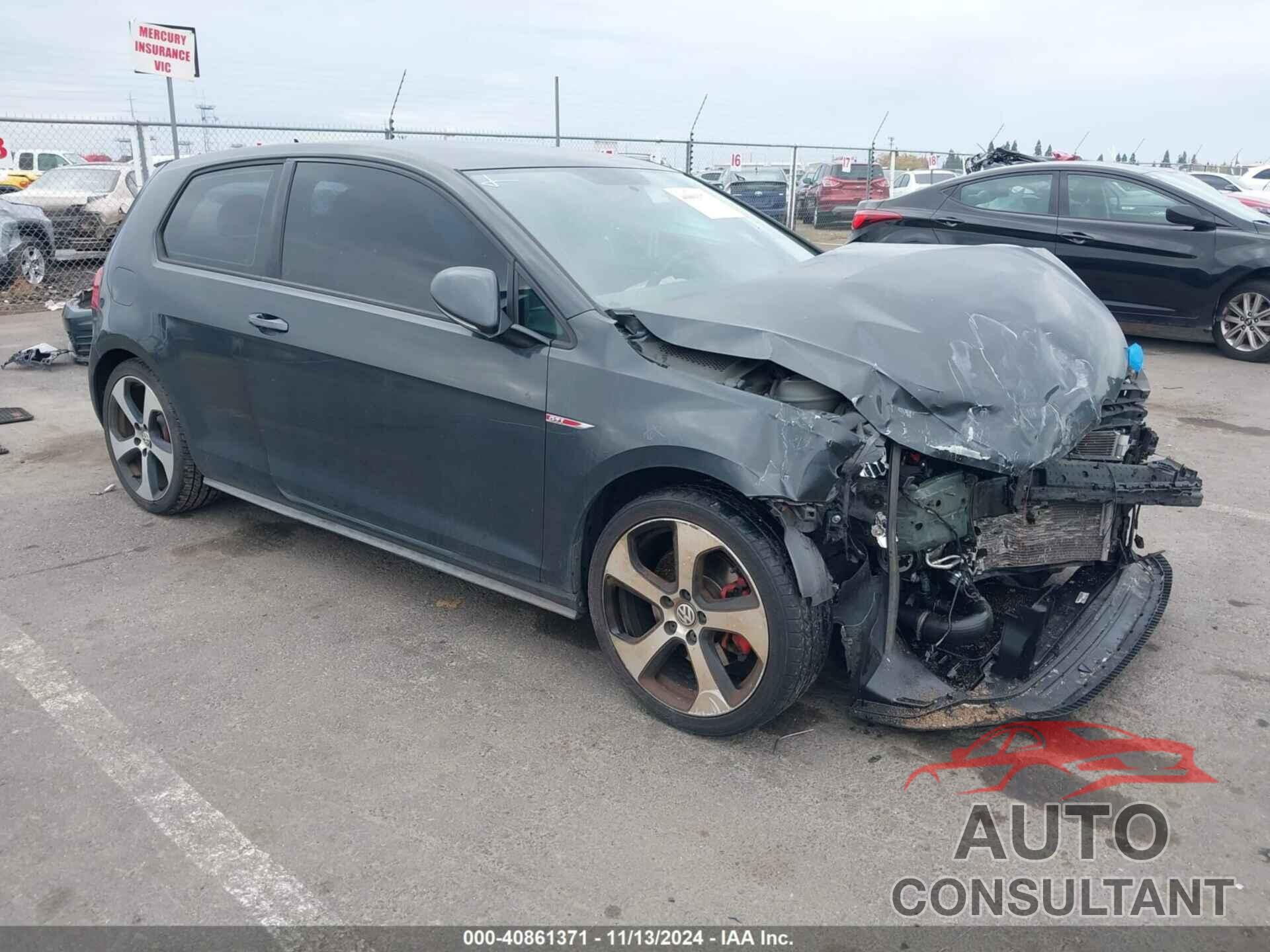 VOLKSWAGEN GOLF GTI 2015 - 3VWYT7AU6FM051252