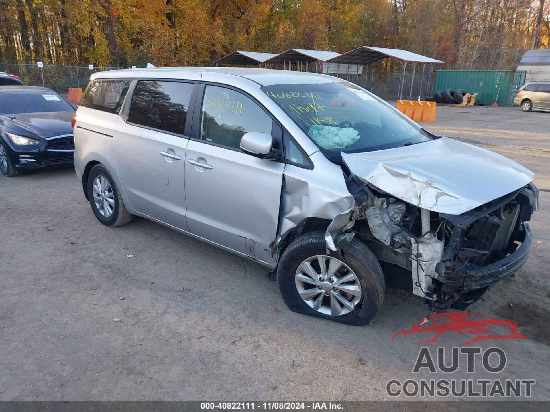 KIA SEDONA 2016 - KNDMA5C16G6120778