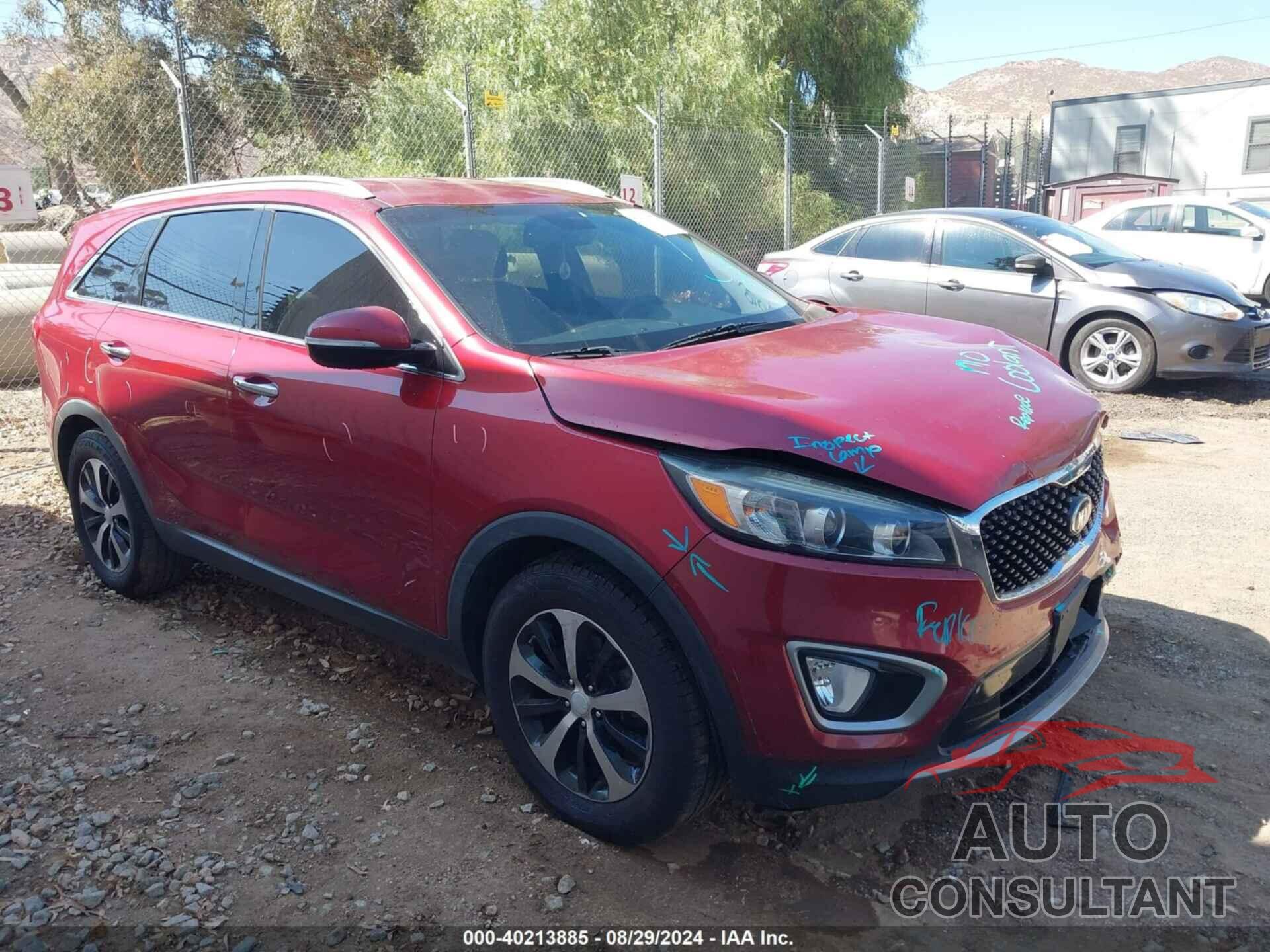 KIA SORENTO 2017 - 5XYPH4A15HG245856