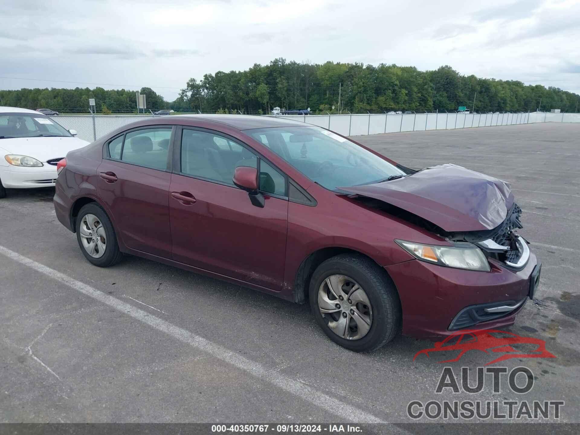 HONDA CIVIC 2013 - 19XFB2F5XDE068466