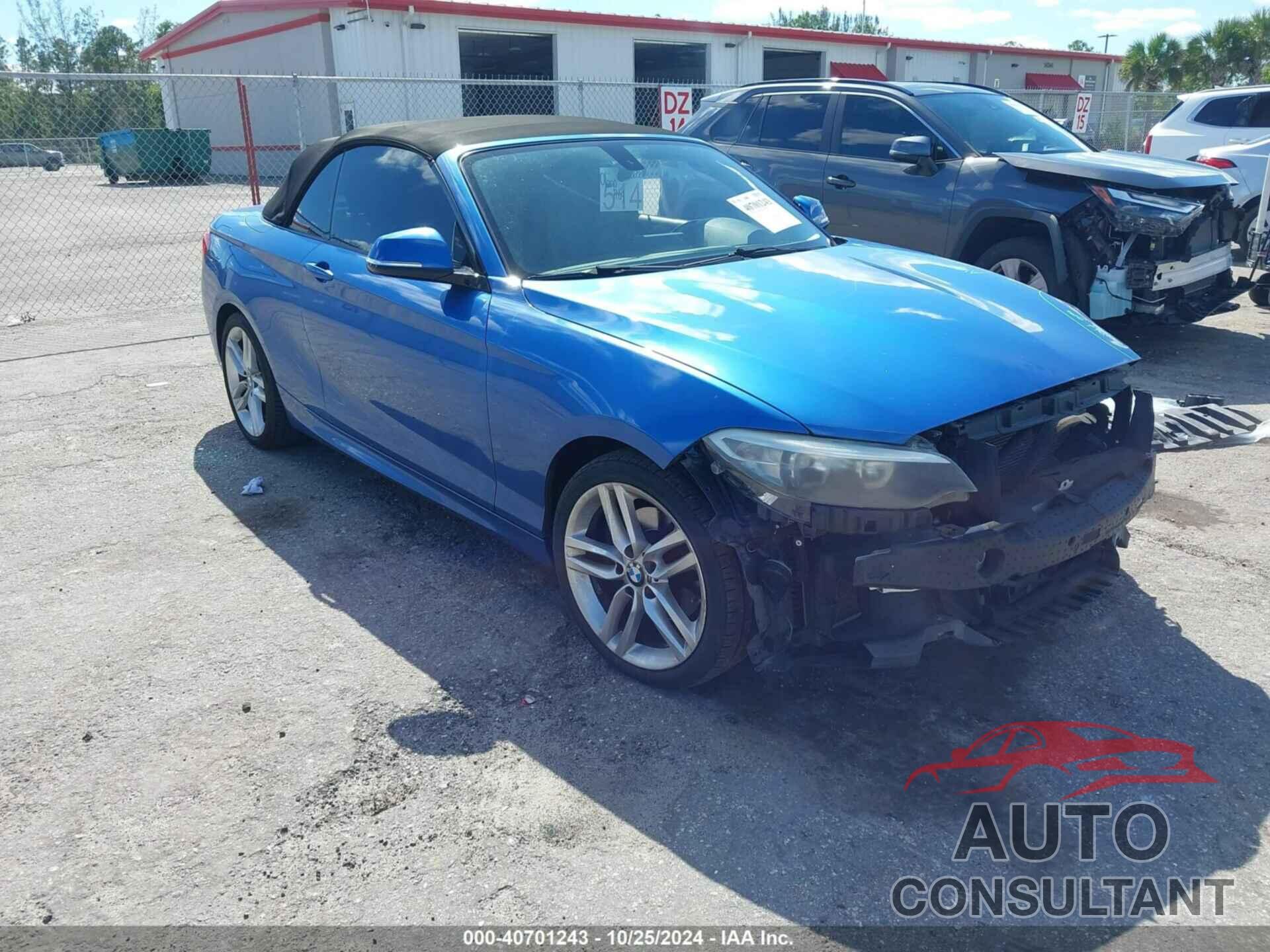 BMW 228I 2016 - WBA1K9C56GV321822