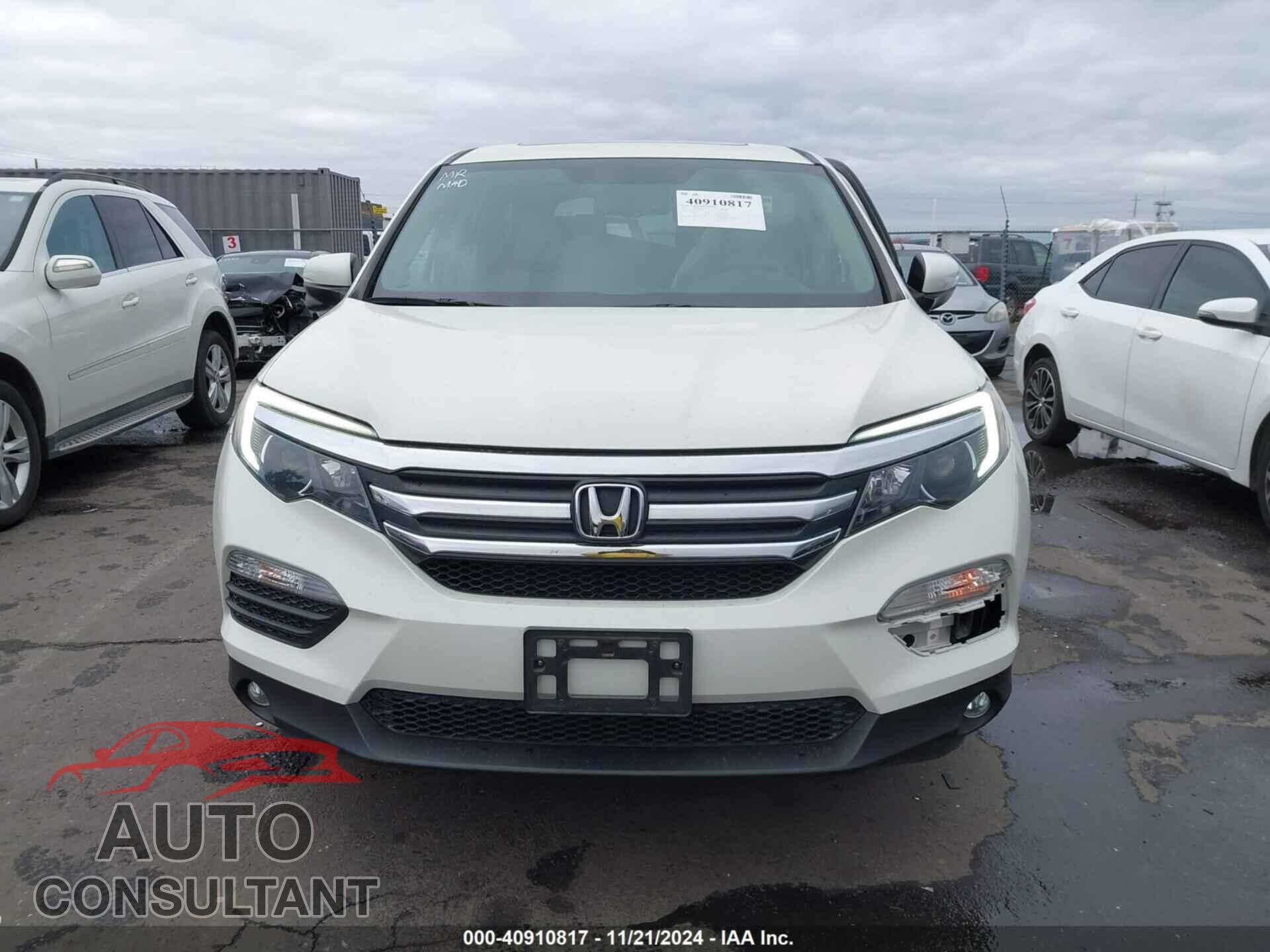 HONDA PILOT 2017 - 5FNYF5H73HB042479