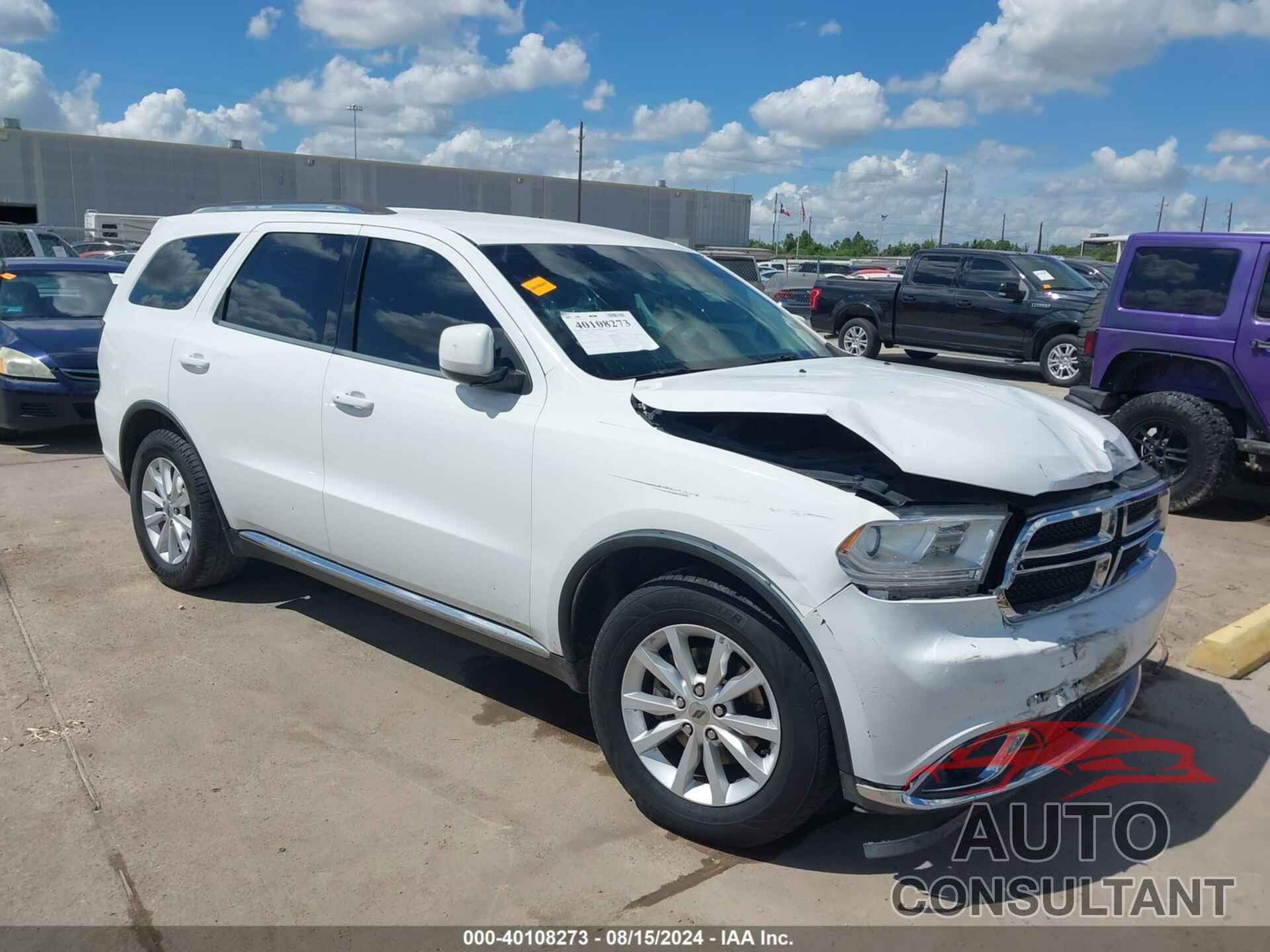 DODGE DURANGO 2019 - 1C4RDHAG5KC659229