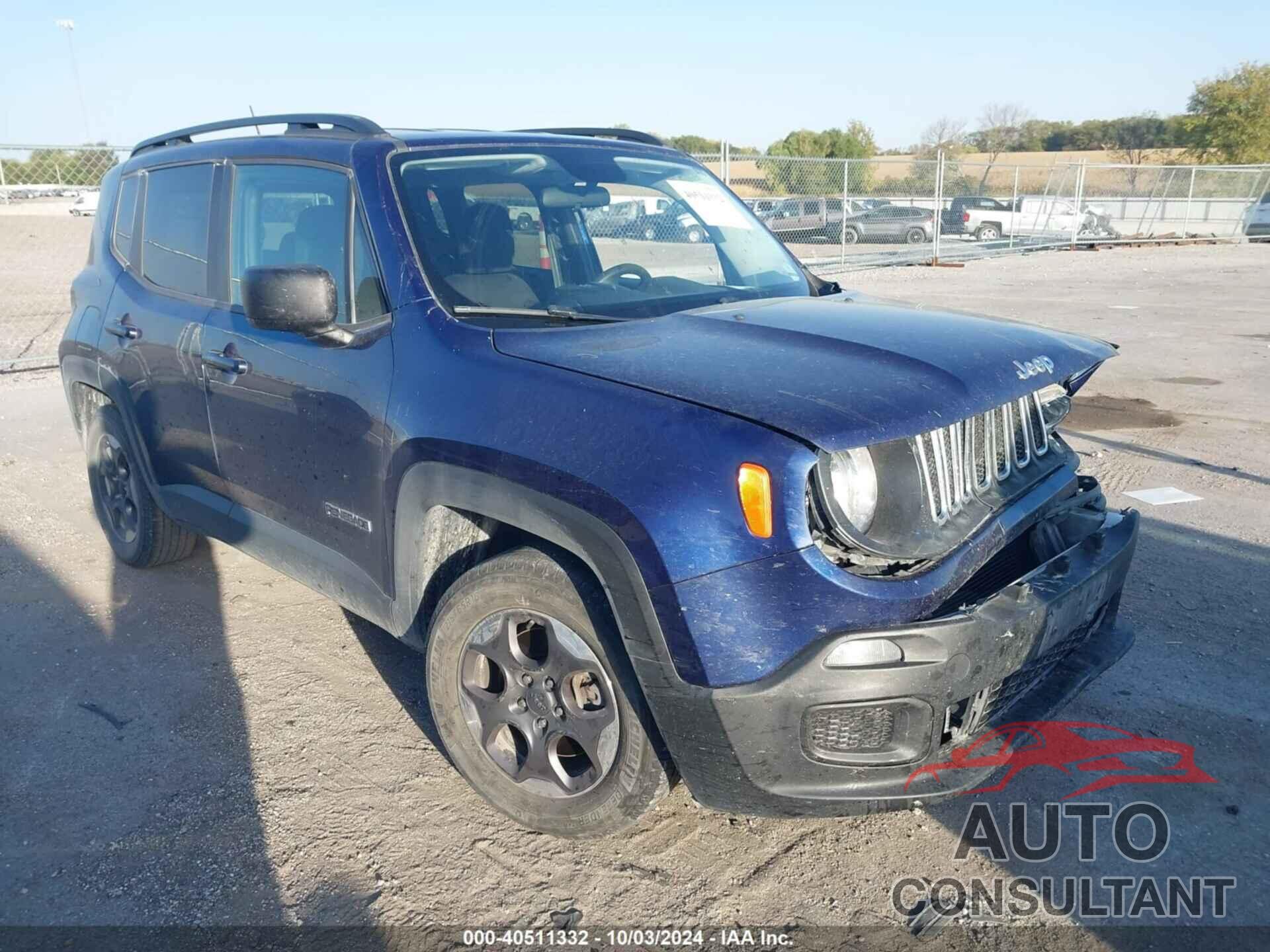 JEEP RENEGADE 2017 - ZACCJAAB9HPF03080