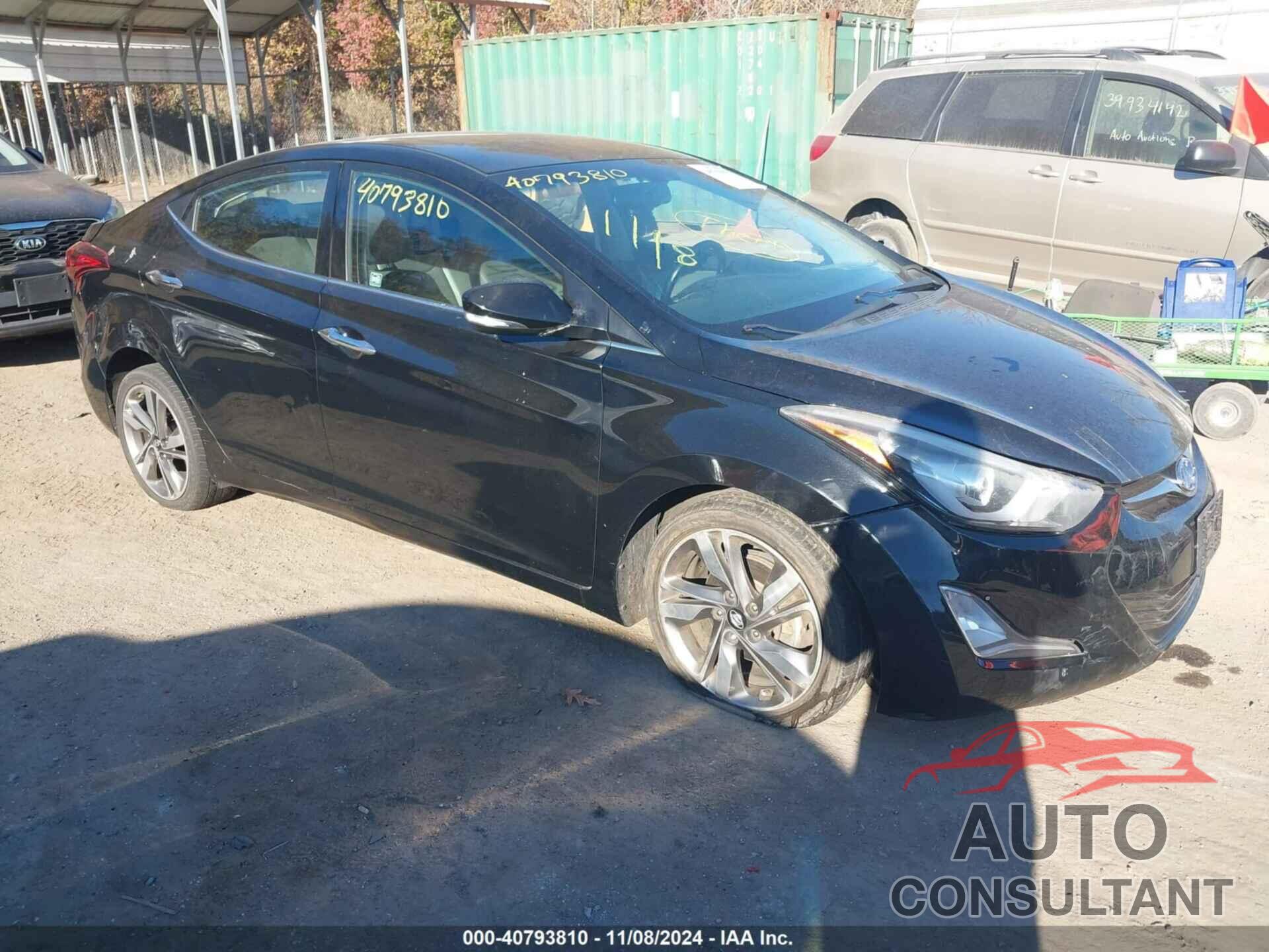 HYUNDAI ELANTRA 2014 - 5NPDH4AEXEH542034