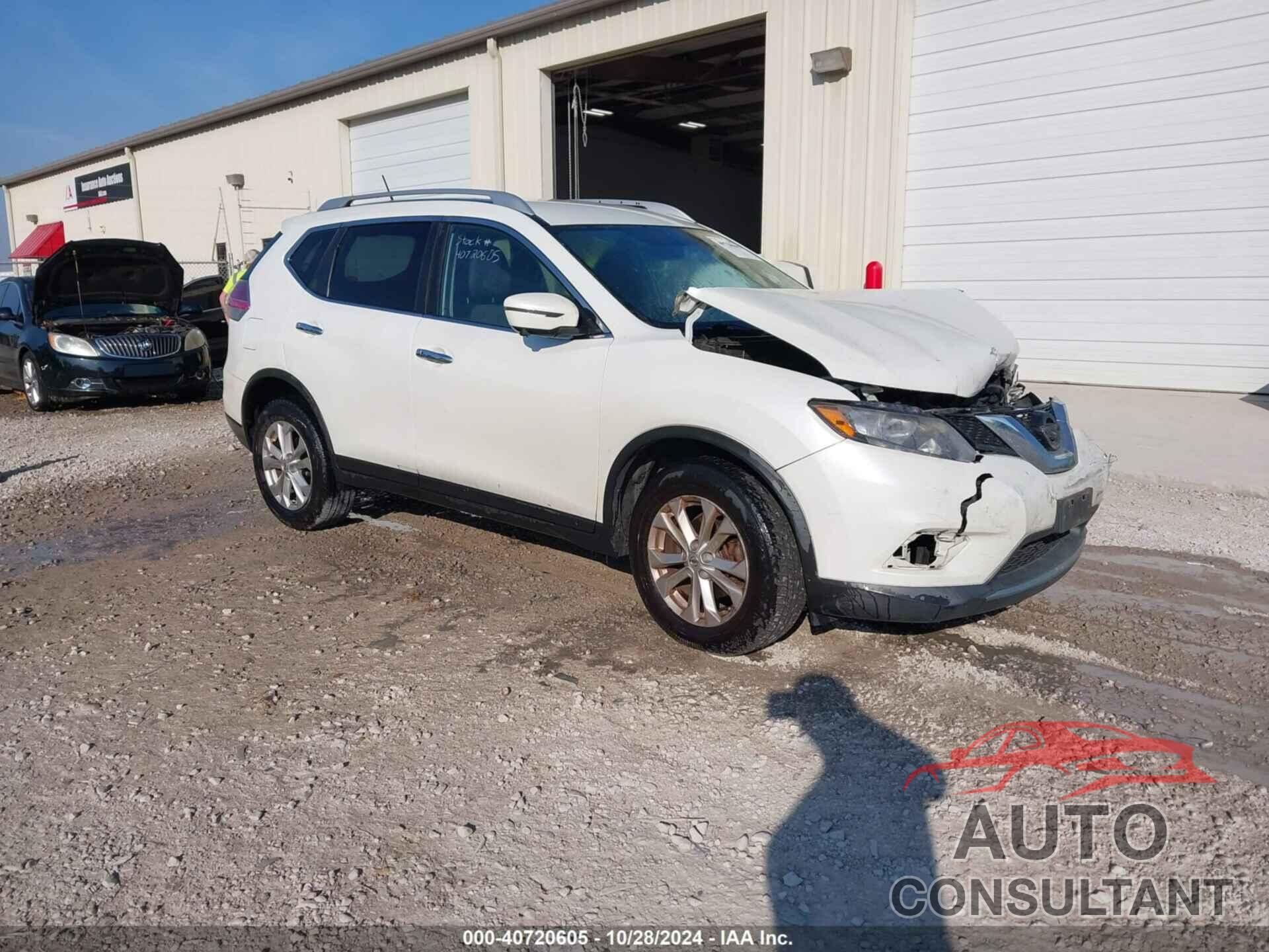 NISSAN ROGUE 2016 - KNMAT2MV0GP659226